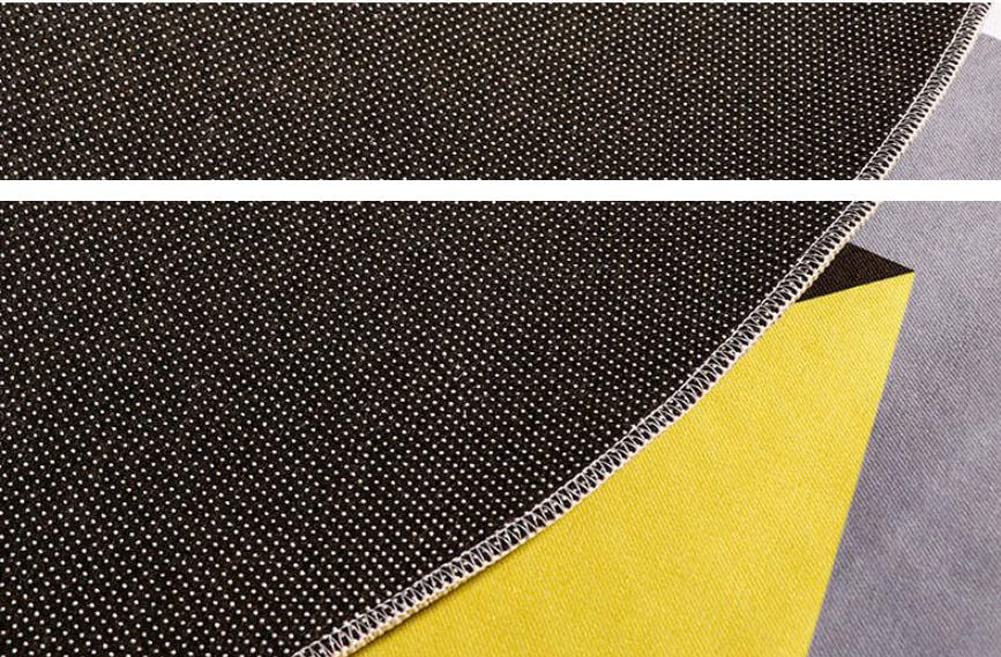 Non-Slip Round Floor Mat for Home & Office - Large Chair Mat Protects Hardwood, Tile, Stone & Wood Floors - Low-Pile Multipurpose Rug for Desk, Kitchen, Living Room & High-Traffic Areas