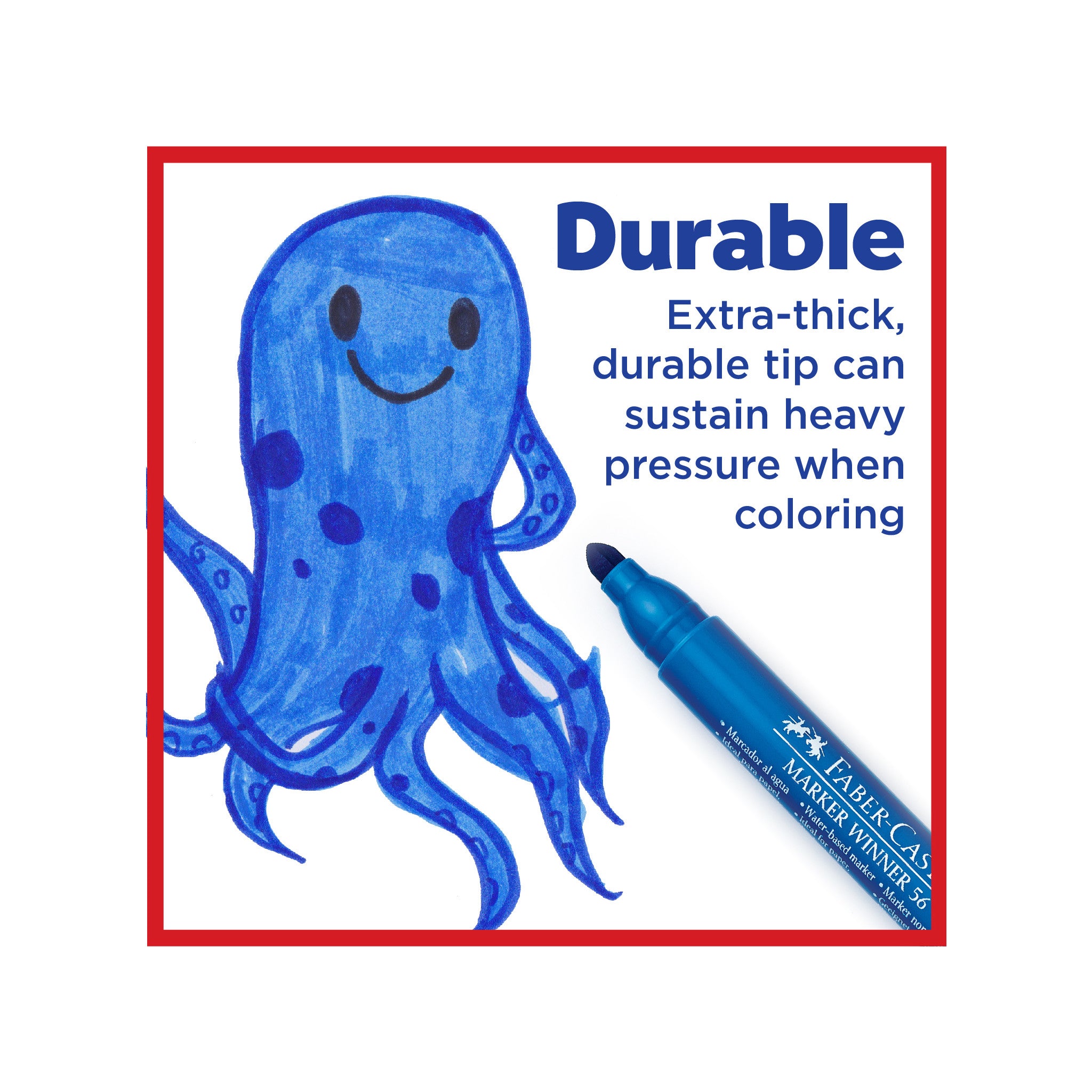 12 Jumbo Broadline Markers - Assorted Colors, Bulk Pack of 12 - Perfect for Art Projects, Classroom Supplies & Office Use #9150212