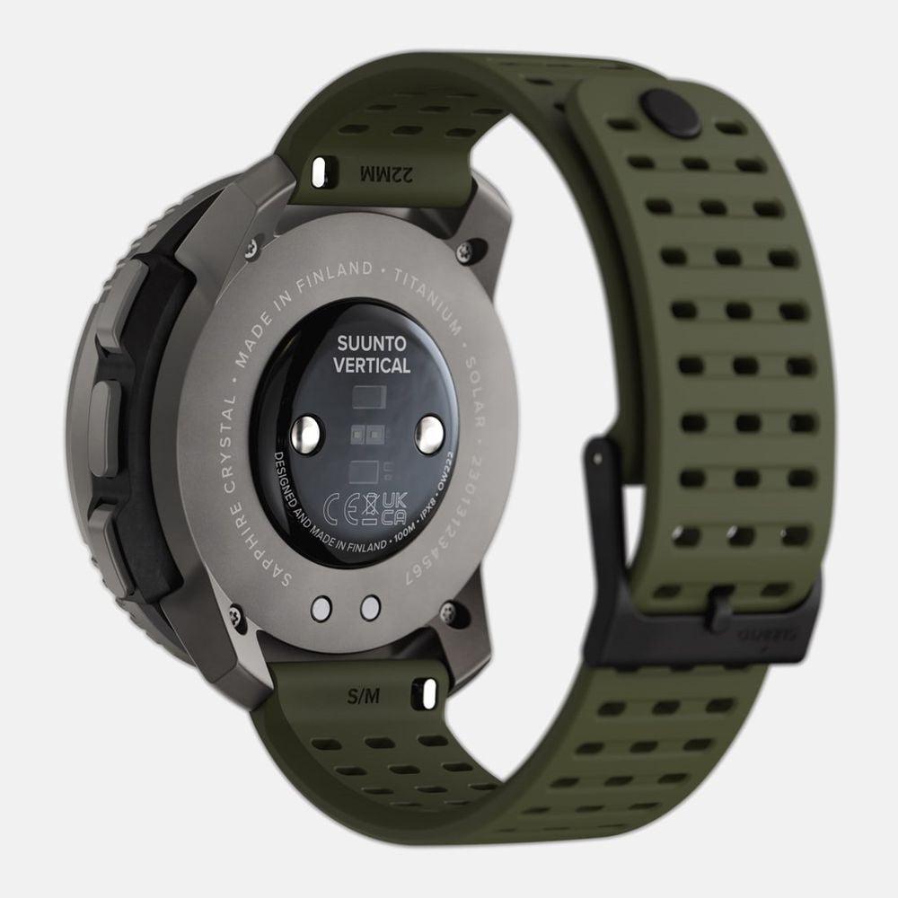 Suunto Vertical Solar GPS Watch - Stainless Steel or Titanium - Outdoor Adventure, Hiking & Fitness Tracking - Perfect for Camping, Running & Water Sports