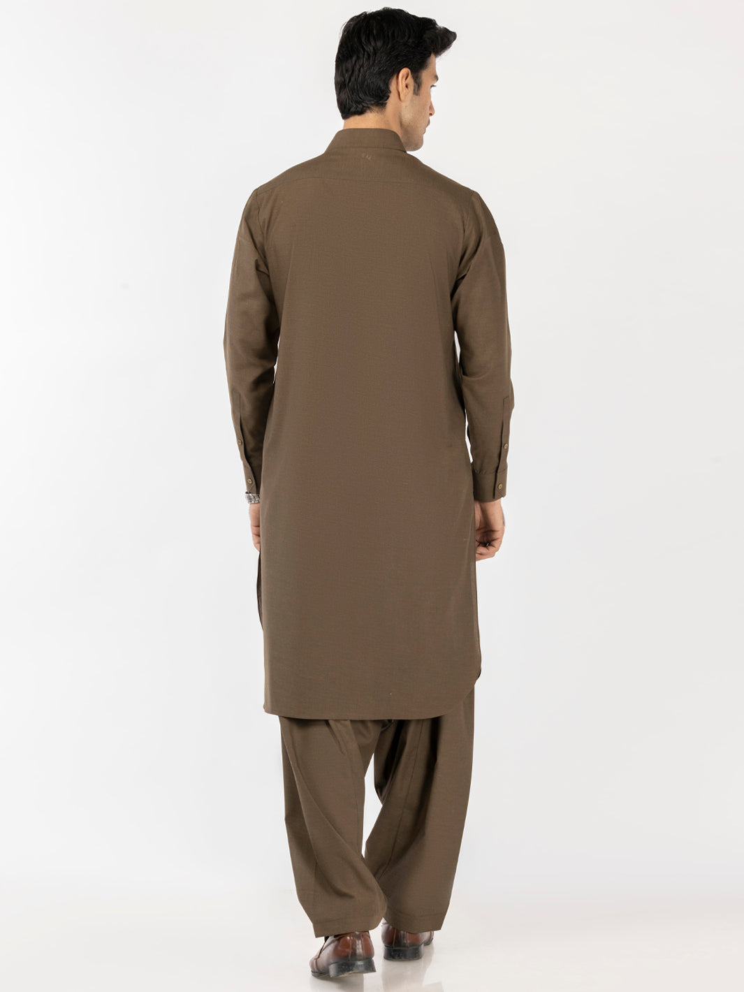Premium Blended Olive Green Shalwar Kameez by J. Junaid Jamshed - Elegant Pakistani Traditional Outfit for Women, Perfect for Weddings, Festivals and Special Occasions
