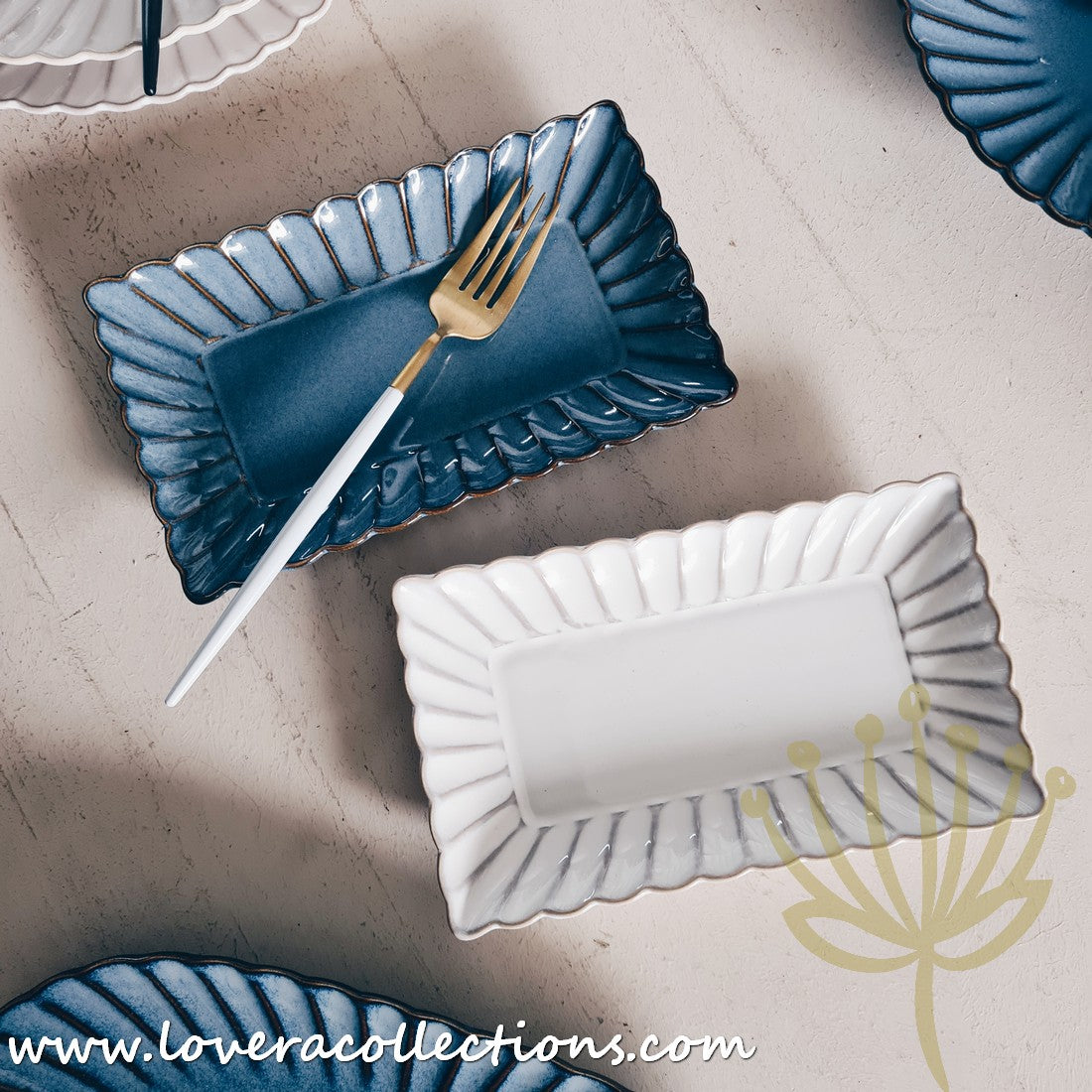 Rustic Seashell Dinnerware Set - Beach Themed Plates, Bowls & Serving Dishes for Coastal Dining & Entertaining - Perfect for Beach House, Summer Parties & Nautical Decor