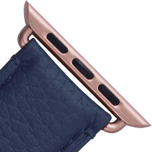 Dark Blue + Rose Gold Clasp