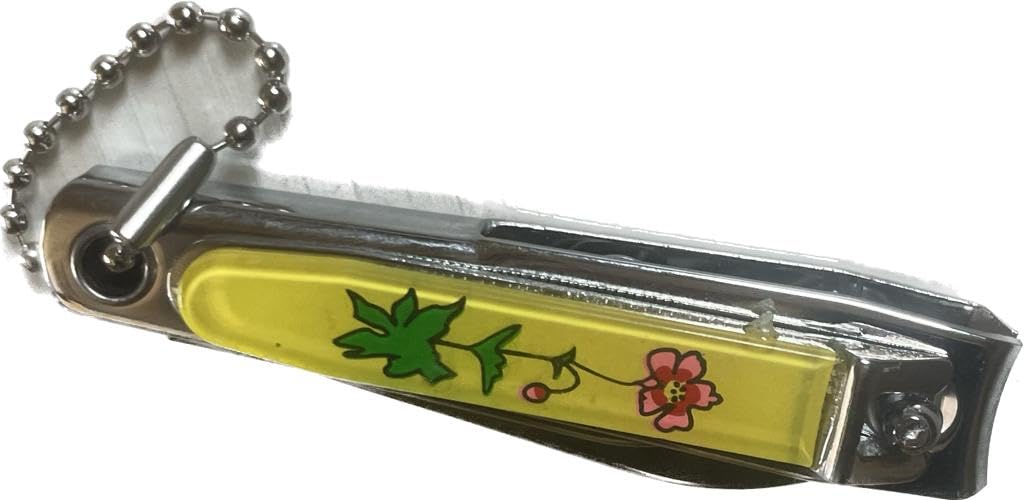 Premium Yellow Nail Clipper - Professional Stainless Steel Nail Cutter for Men & Women - Perfect for Travel, Home, and Salon Use