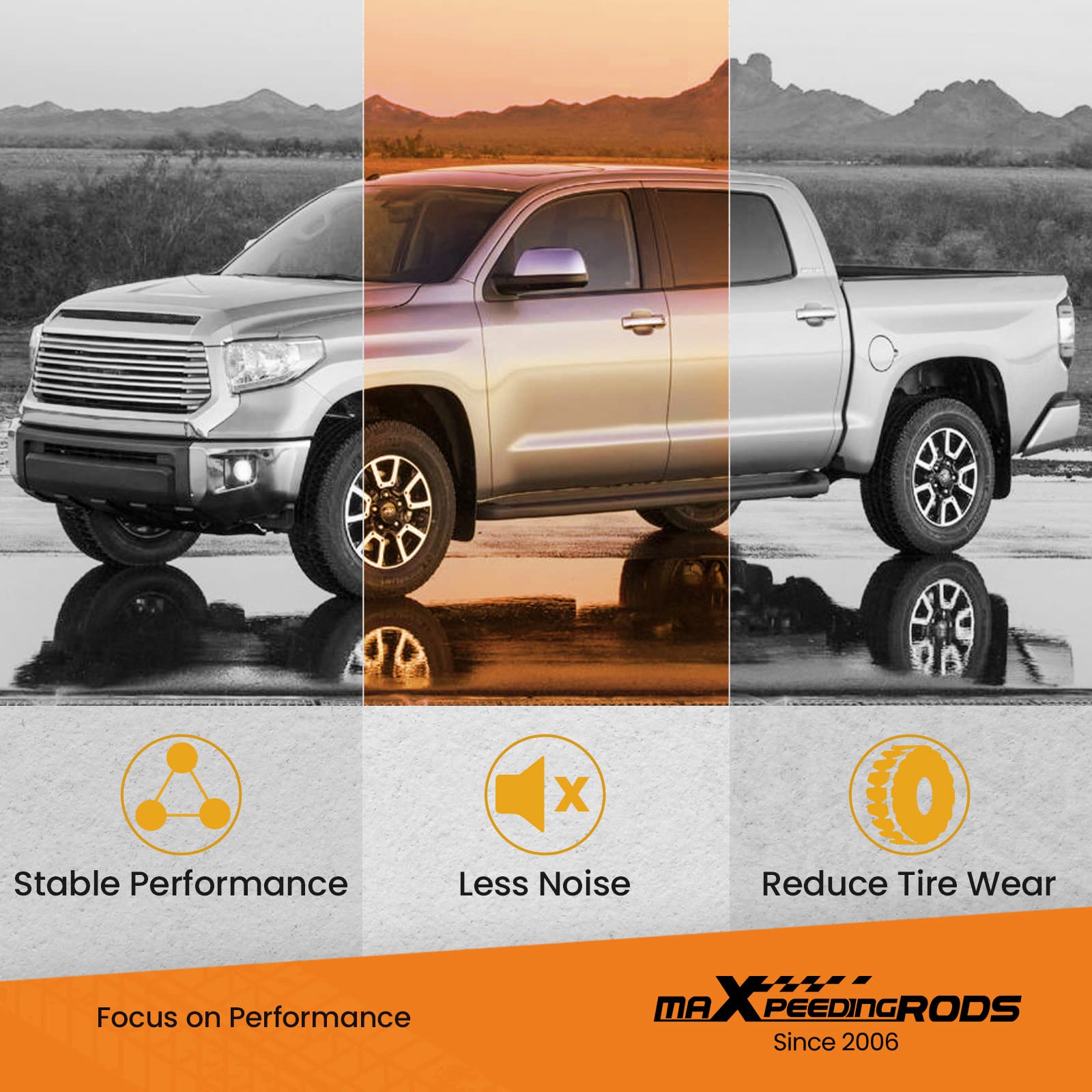 maXpeedingrods 5000 lbs Rear Air Suspension Bags Kit for Toyota Tacoma 2WD/4WD/Pre-Runner (2005-2023) - Heavy Duty Air Helper Spring Kit for Improved Load Support & Towing - Perfect for Off-Roading, Hauling & Towing Applications