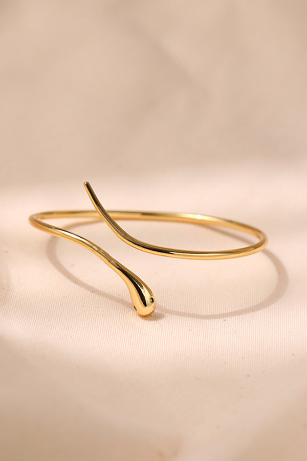 Vintage Style Stainless Steel Gold Plated Bracelet for Women - Elegant Jewelry Gift for Party, Wedding & Everyday Wear