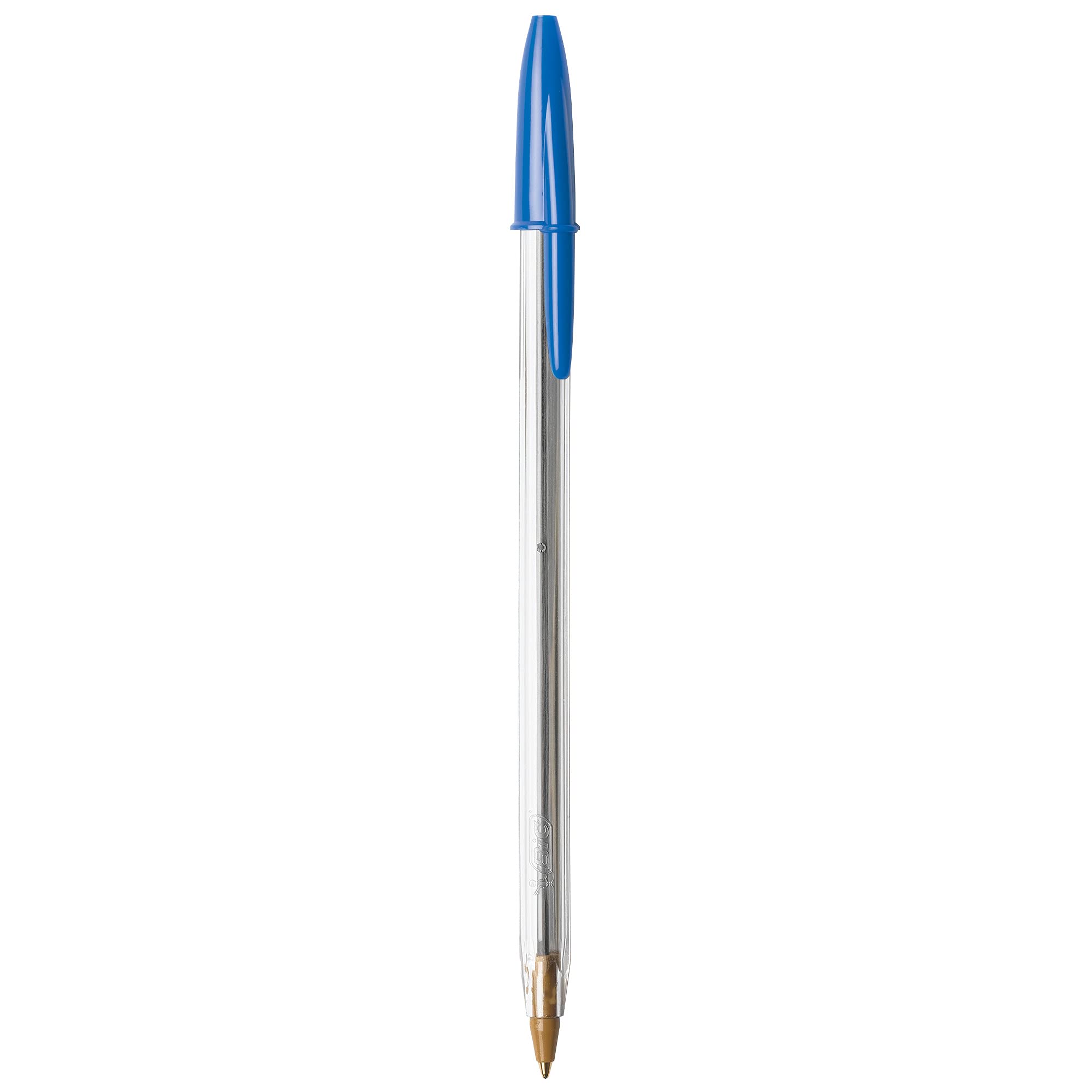 BIC Cristal Xtra Smooth Blue Ballpoint Pens - Medium Point 1.0mm (12-Pack) - Extra Smooth Writing for Office, School & Everyday Use - Reliable Ballpoint Pens for Notes, Journaling & Documents