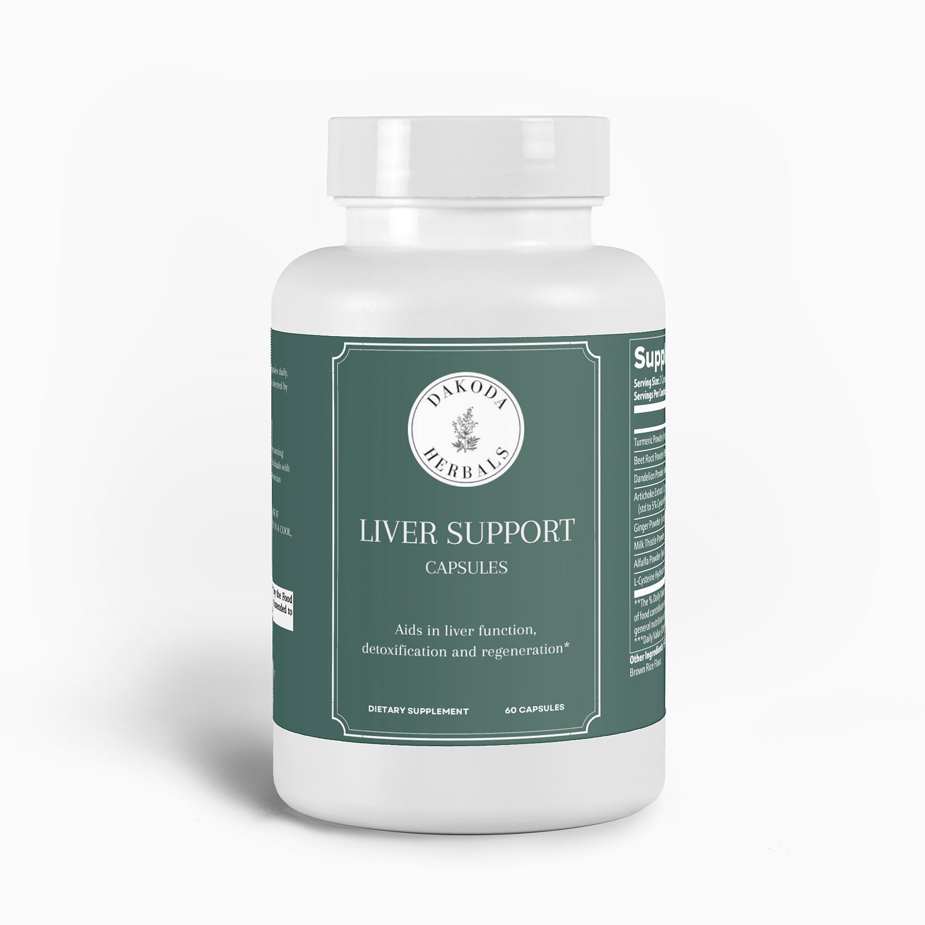 Best Herbal Liver Support Supplement - Natural Detox & Liver Cleanse for Optimal Health - Supports Digestion & Energy Boost - Perfect for Daily Wellness & Detox Routine