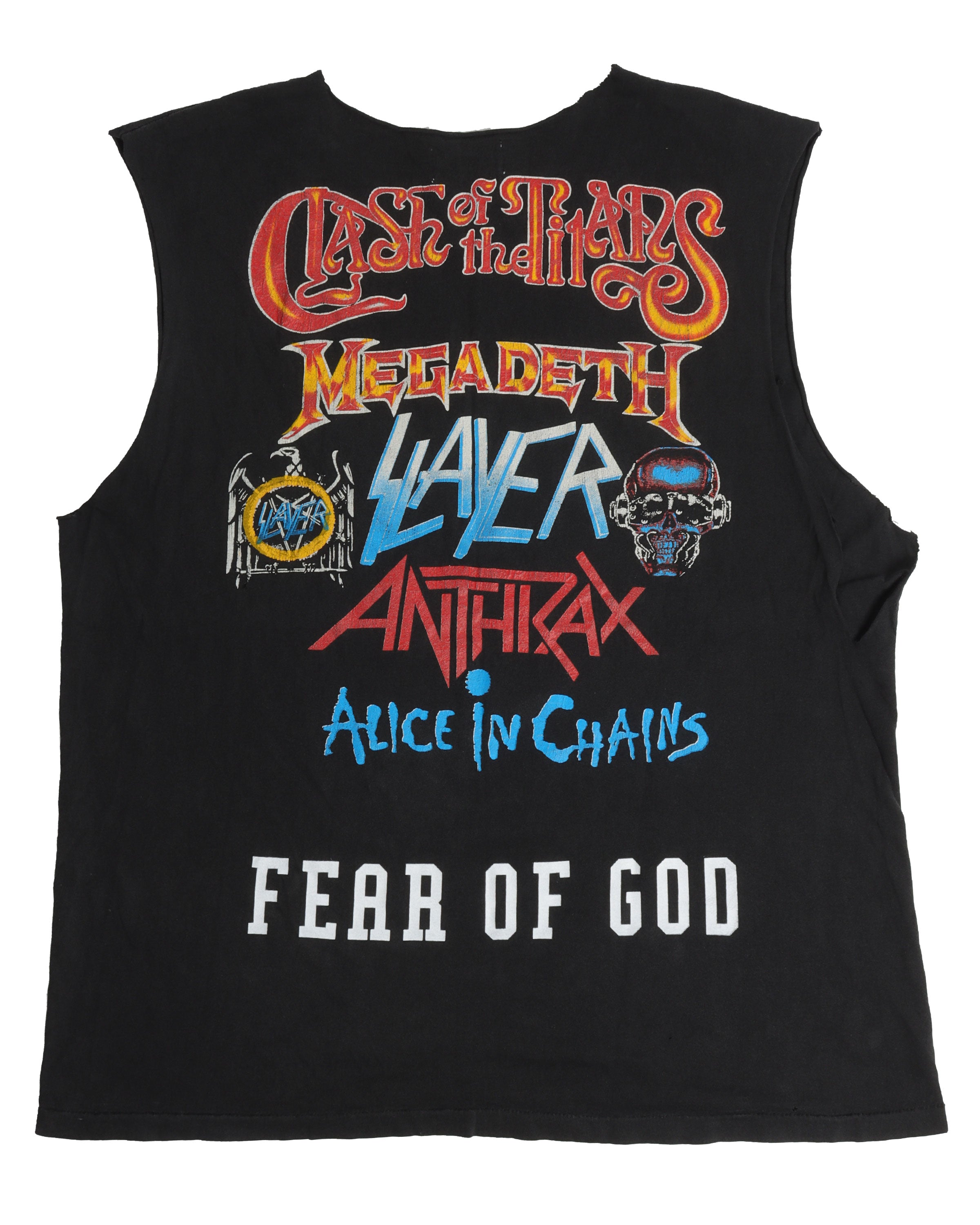 Clash of the Titans Sleeveless Graphic T-Shirt - 3rd Collection | Cool Vintage Pop Culture Tee for Men & Women | Perfect for Casual Wear, Cosplay, and Comic Con Events
