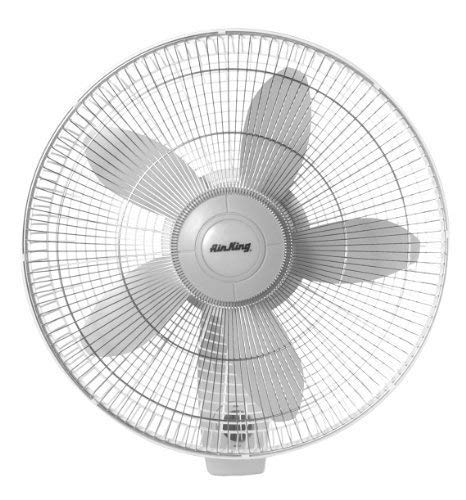 Air King 9018 18-Inch Commercial Grade Oscillating Wall Mount Fan - Heavy Duty Cooling for Warehouses, Garages & Industrial Spaces