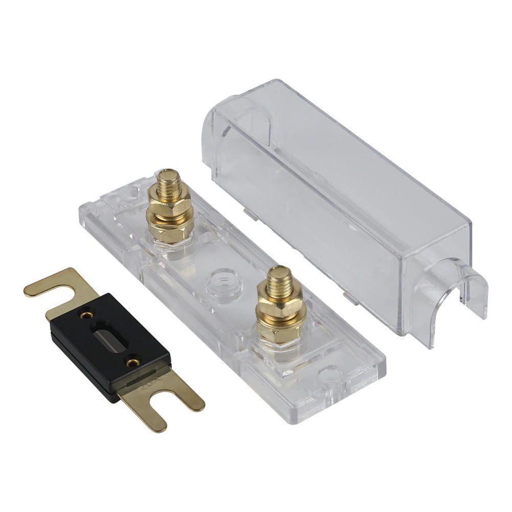 Rich Solar ANL Fuse Holder with 20A Fuse - Waterproof Inline Fuse Block for Solar Panels, RV, Marine & Off-Grid Power Systems - Perfect for Solar Energy, Automotive & 12V/24V Electrical Applications