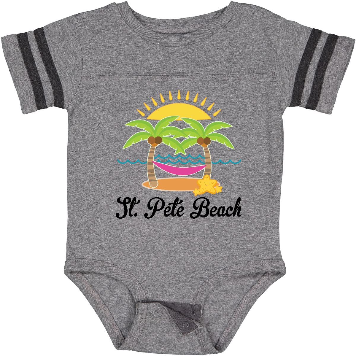 Inktastic St. Pete Beach Florida Vacation Baby Bodysuit - Cute Infant Onesie for Beach Trips & Family Vacations - Perfect Gift for Newborns & Toddlers