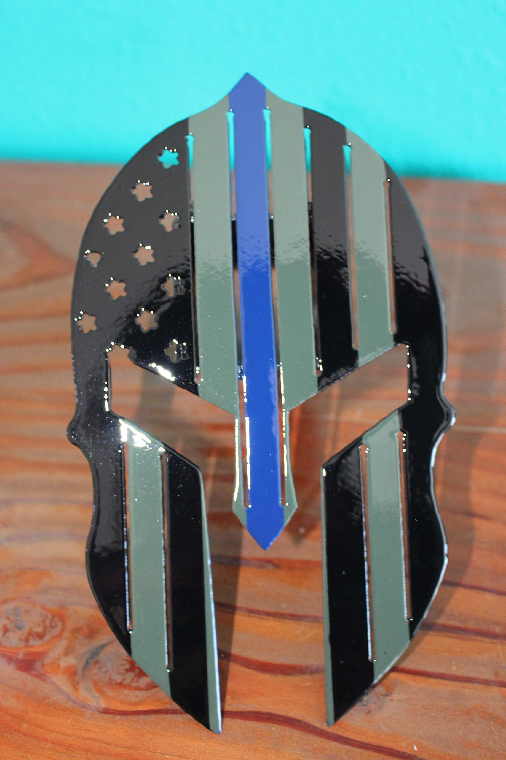 Spartan Helmet Hitch Cover - Heavy Duty Truck Tailgate Accessory for Jeep, SUV, Pickup - Perfect for Off-Road Adventures & Patriotic Car Decor