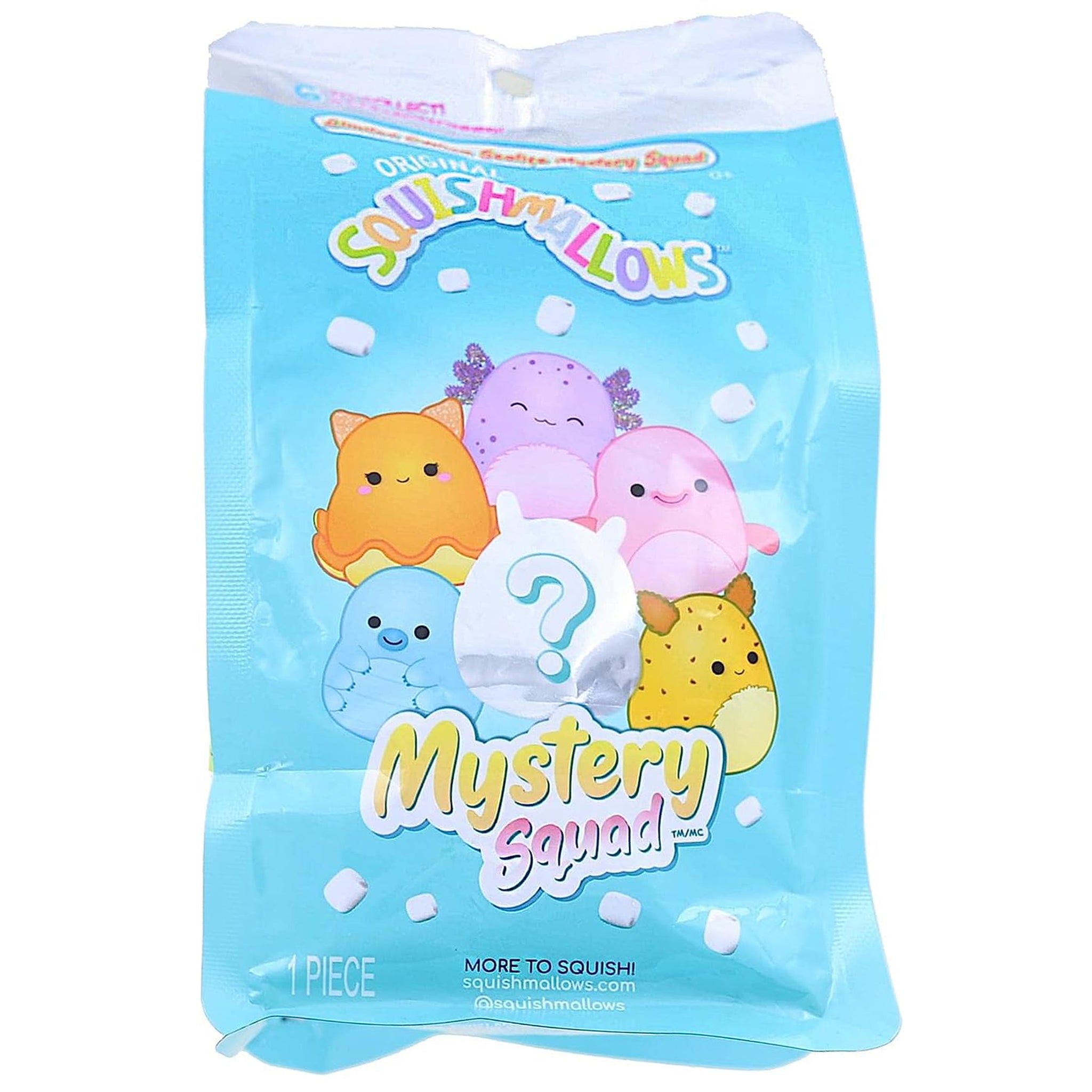 5 Pack Sea Life Squishmallows Mystery Squad - Soft Plush Stuffed Animals for Kids, Collectible Ocean Themed Toys - Perfect for Birthday Gifts, Party Favors & Cuddling