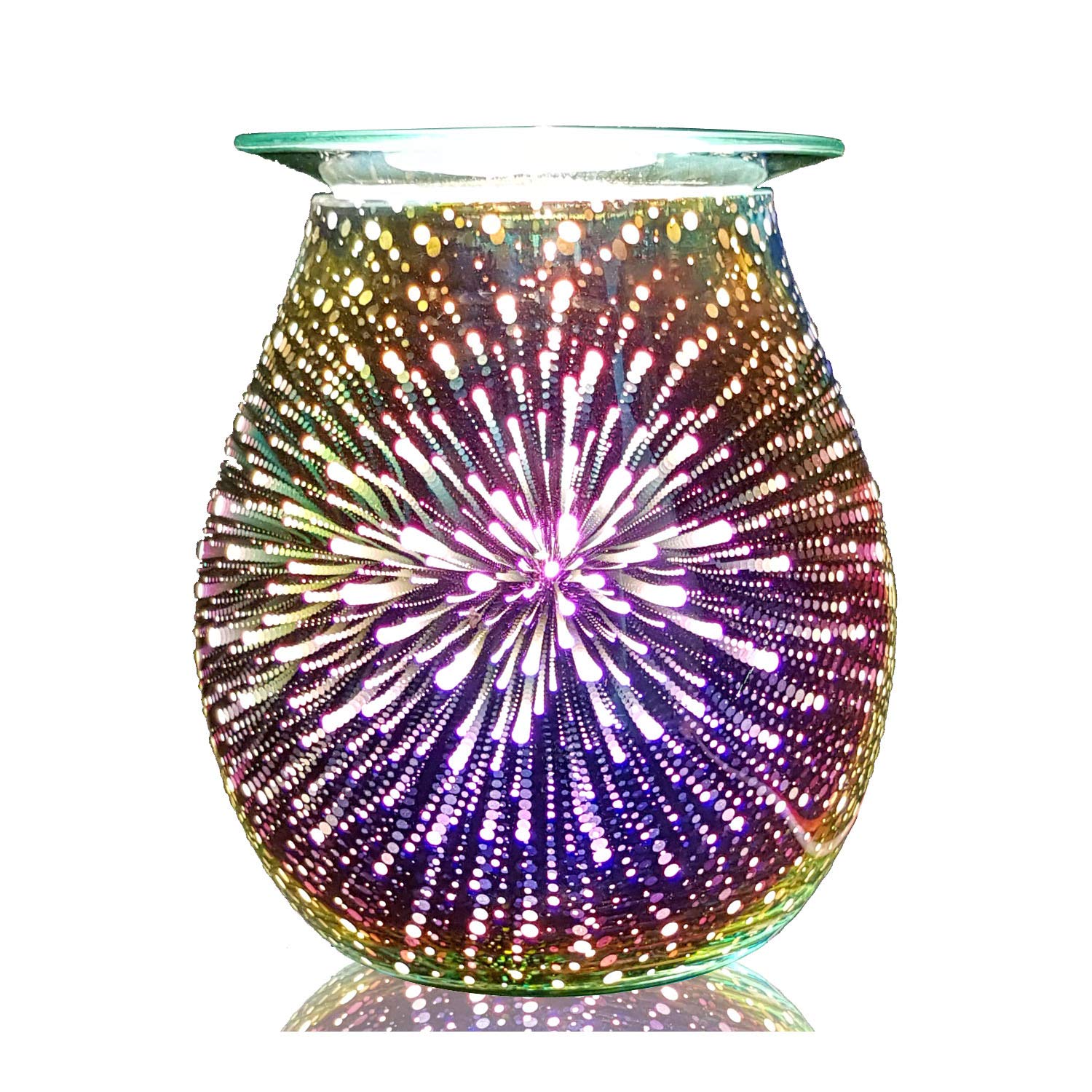 Astin of London Elegant Electric Wax Melt Burner & Oil Warmer - Home Fragrance Diffuser with Night Light for Aromatherapy, Bedroom & Living Room Decor