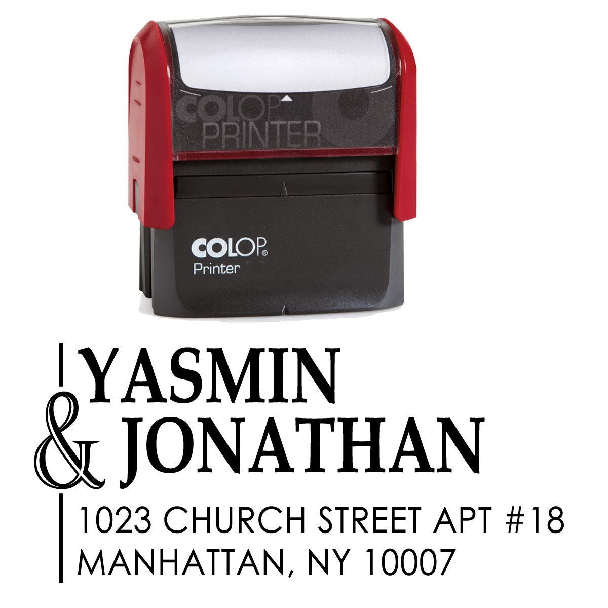 Custom Self-Inking Rubber Stamp - Personalized Family Return Address Stamp for Wedding Invitations, Thank You Cards & Envelopes | Perfect Wedding Gift & Home Office Essential