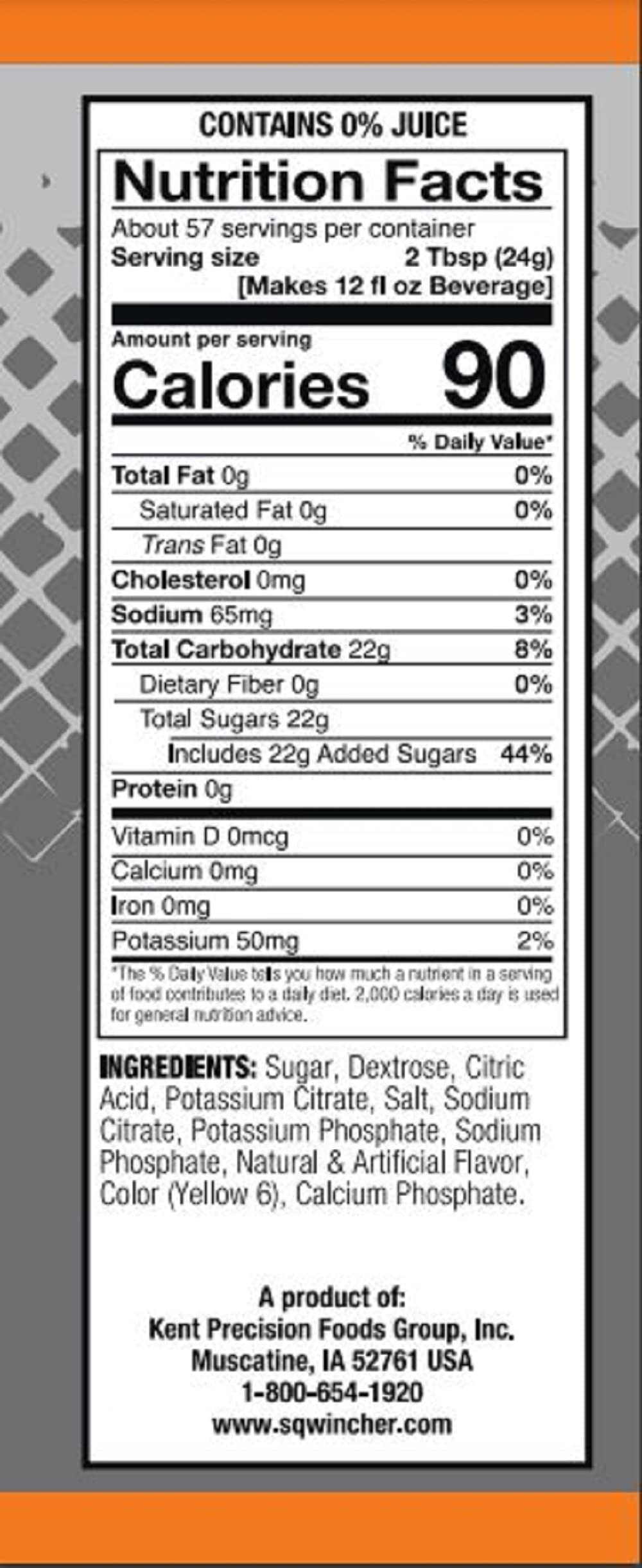 Sqwincher Electrolyte Powder Pack - Orange Flavor Hydration Drink Mix, 47.66 oz (Pack of 16) | Ideal for Athletes, Outdoor Activities & Workout Recovery