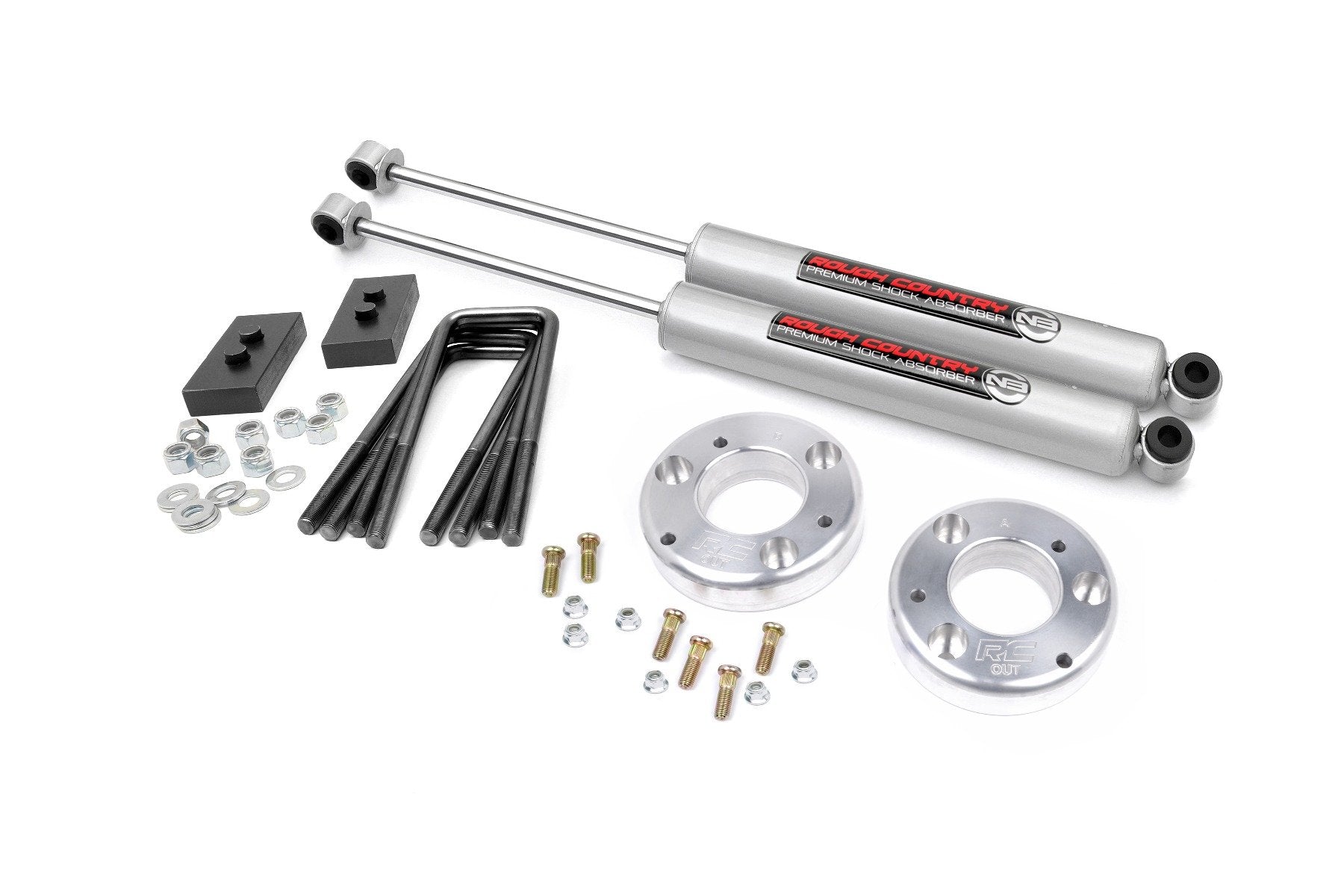 2 Inch Lift Kit Aluminum for Ford F-150 2WD/4WD (2009-2013) | Heavy Duty Suspension Upgrade | RR N3 Model 56830 | Perfect for Off-Roading & Truck Customization