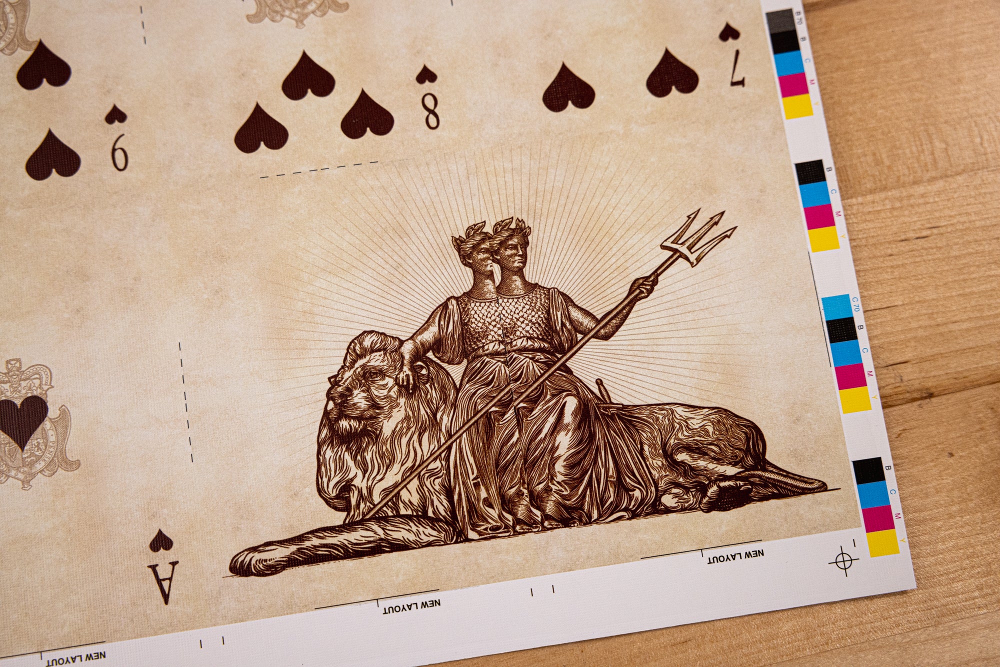 The Crown Standard Uncut Sheet - Premium Collectible Playing Cards for Magic Tricks & Cardistry | Perfect for Magicians, Collectors, and Card Game Enthusiasts