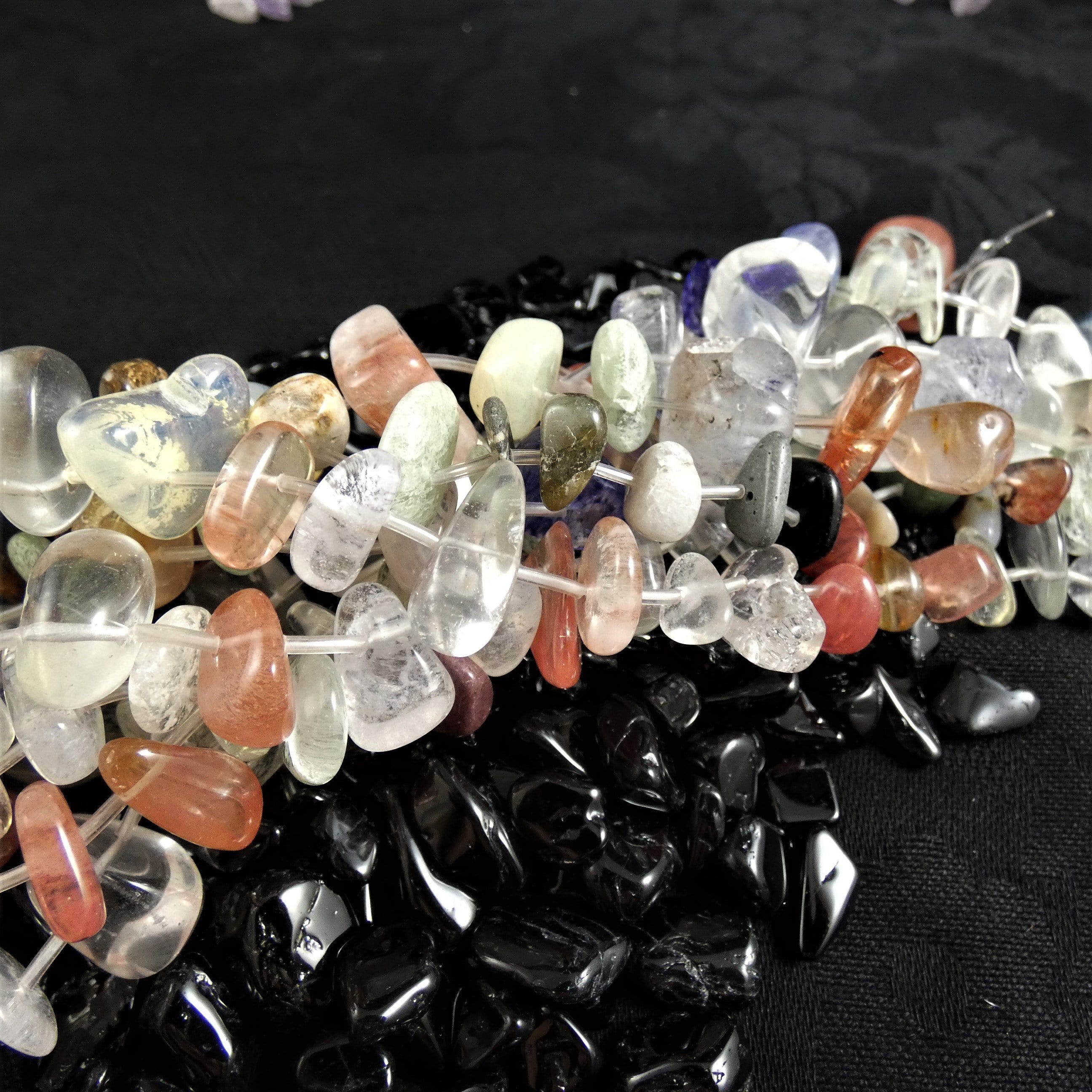 Polished Assorted Quartz Bead Strands for Jewelry Making, DIY Crafts & Home Decor | Natural Gemstone Beads for Necklaces, Bracelets & Decorative Projects