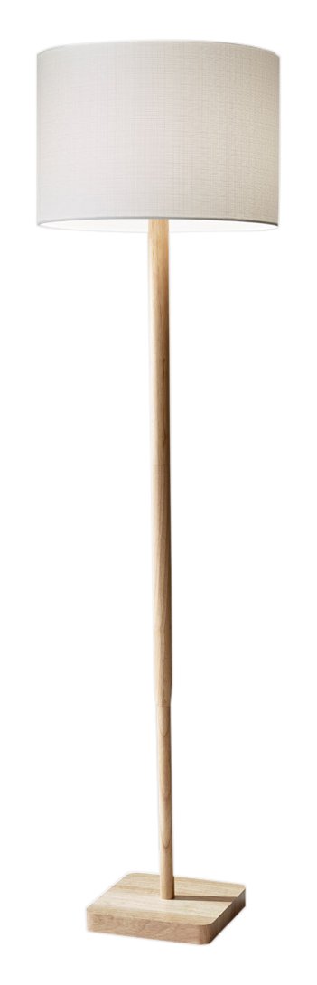 Adesso Home 4093-12 Bronze & Dark Finish Transitional Floor Lamp - Ellis Collection Single Light Fixture for Living Room, Bedroom & Office Lighting Decor