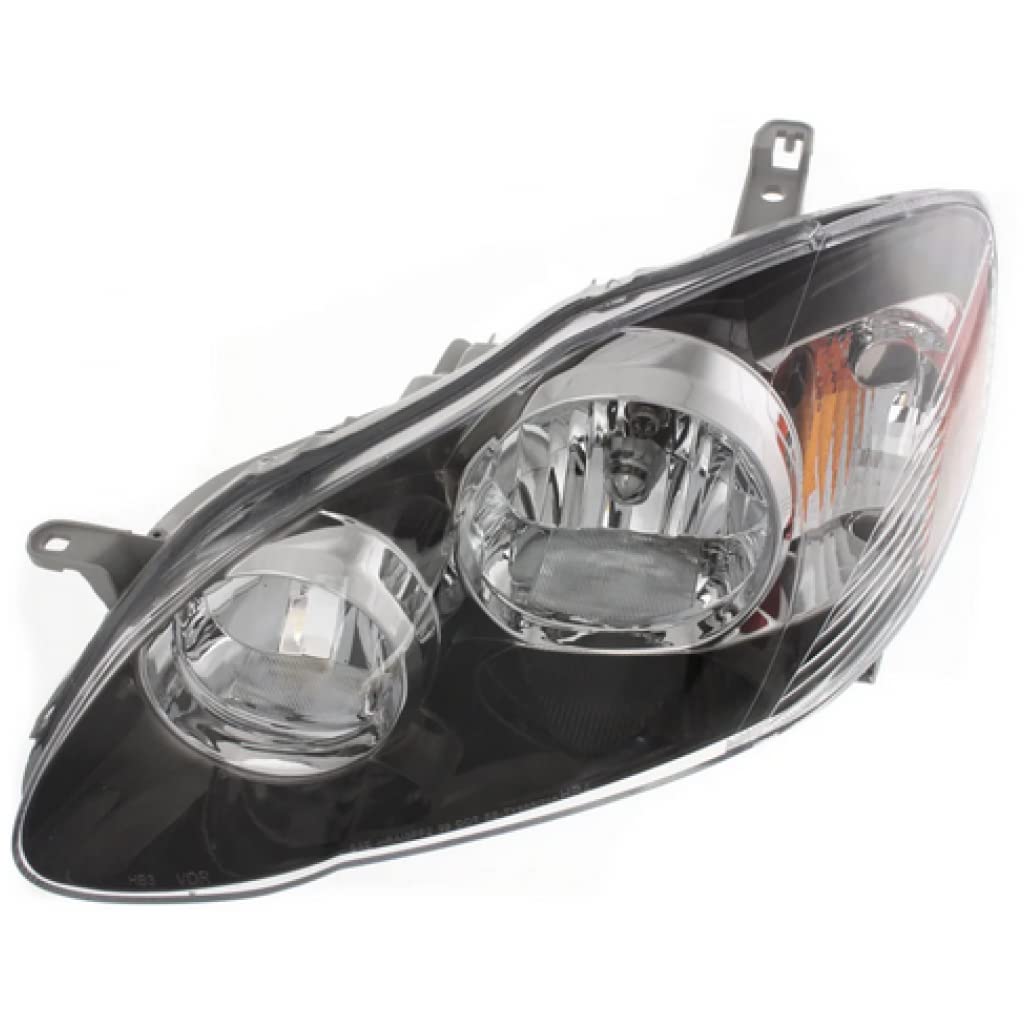 2005-2008 Toyota Corolla Driver Side Headlight Assembly Replacement - TO2502154 - Perfect for Night Driving & Auto Restoration Projects
