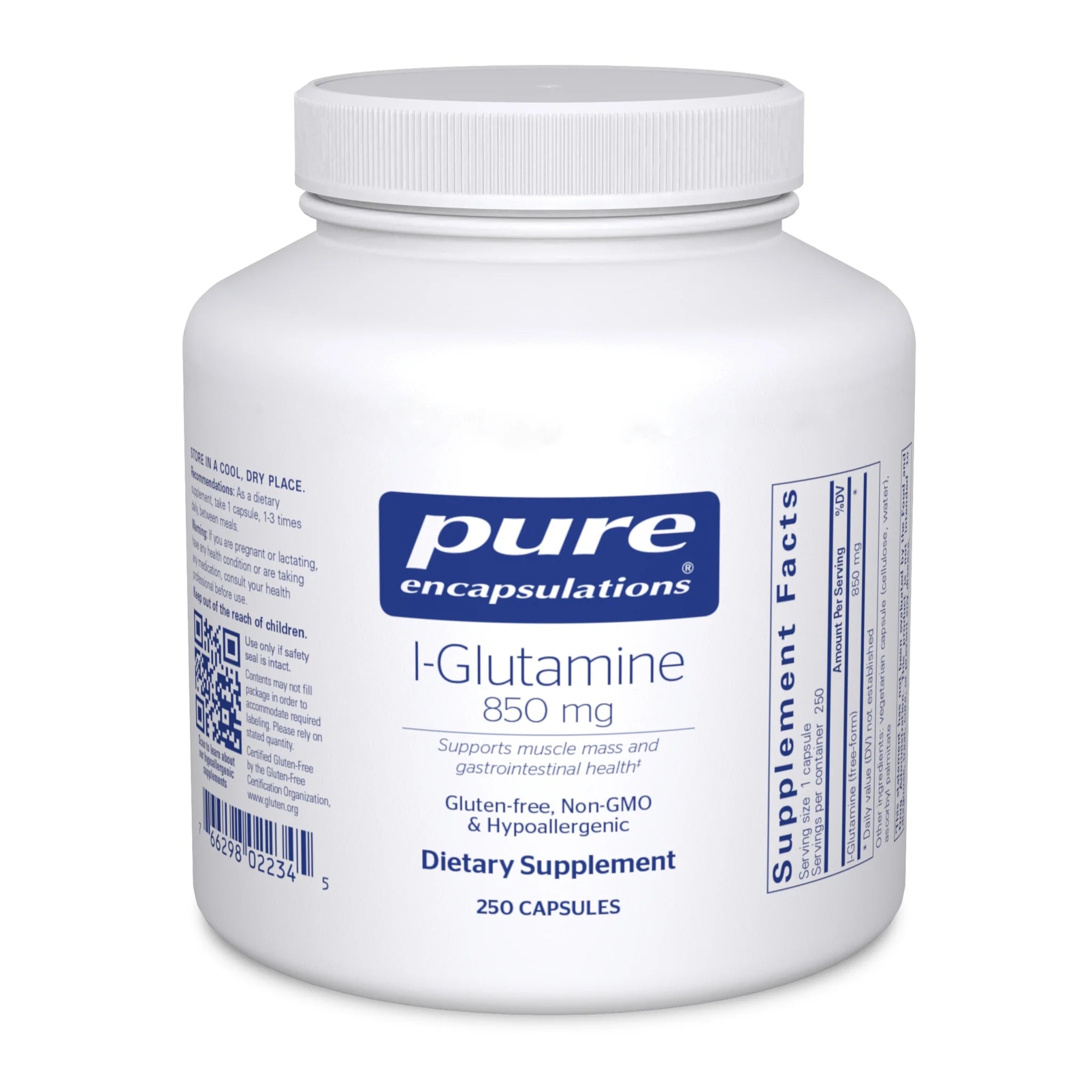 Premium L-Glutamine 850mg Supplement - Supports Muscle Recovery, Immune Health & Digestion - Ideal for Athletes, Fitness Enthusiasts & Active Lifestyles