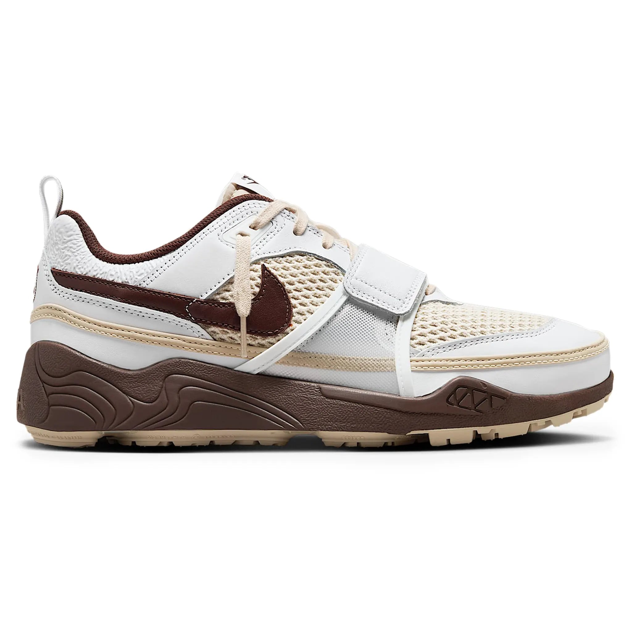 Travis Scott x Nike Zoom Field Jaxx Light Chocolate Sneakers - Limited Edition Men's Running Shoes for Streetwear & Casual Wear