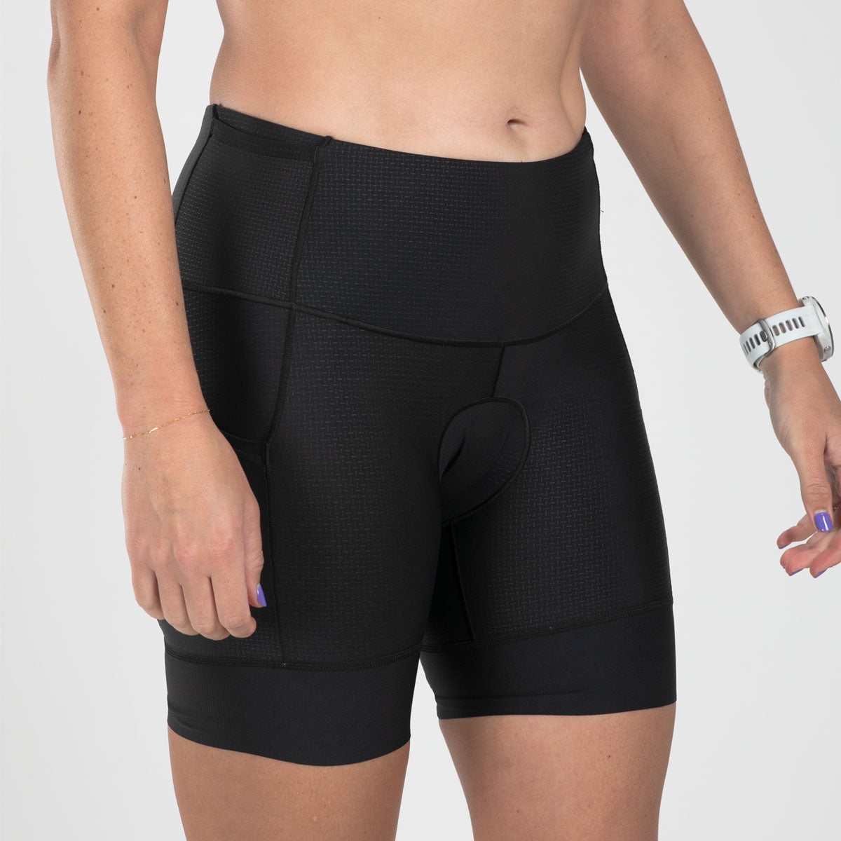 Women's Elite 2.0 Tri 6 Short - Black - High Performance Running Shorts for Women - Perfect for Gym, Workout & Athletic Training
