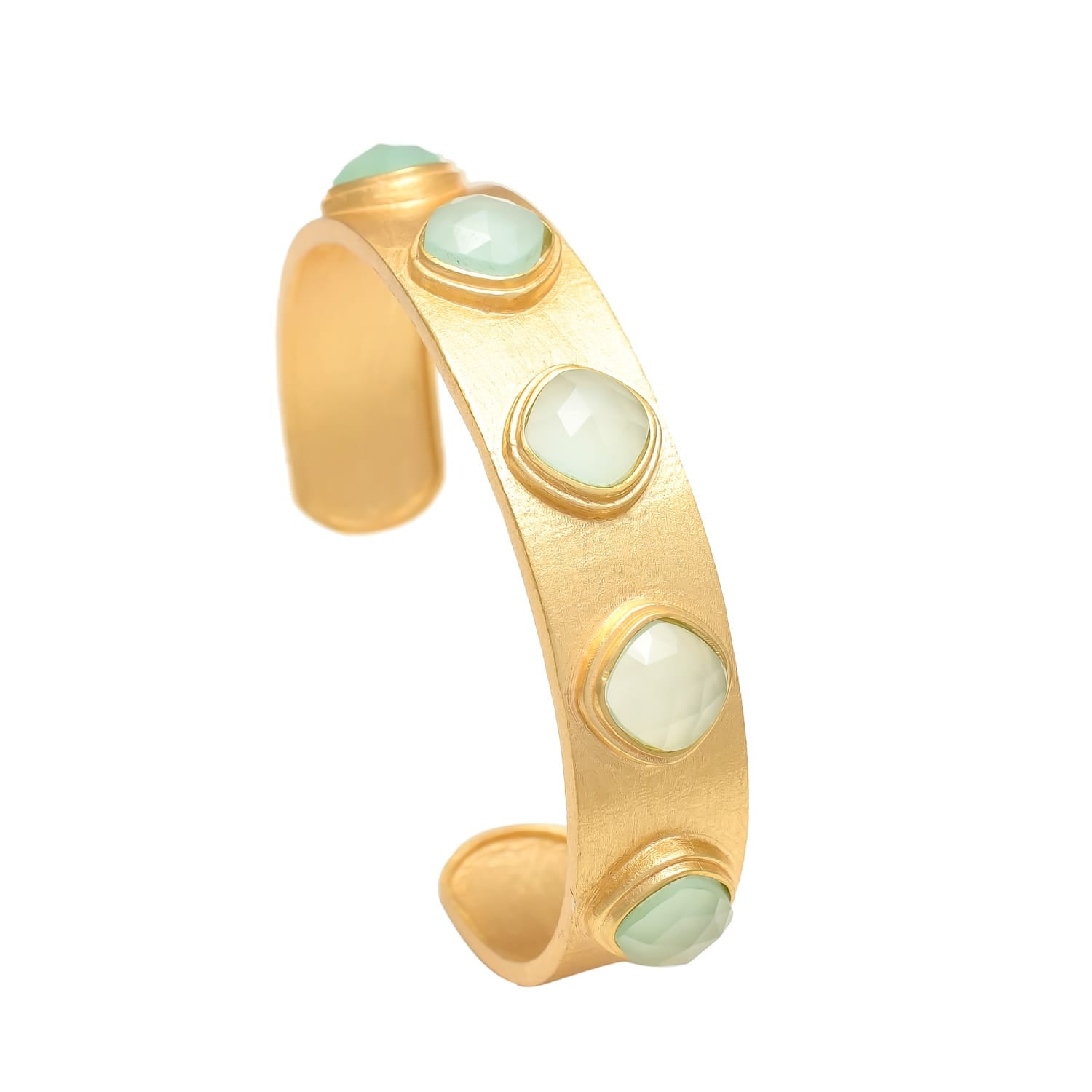 Elegant Gilded Seafoam Cuff Bracelet - Sterling Silver Adjustable Bangle for Women - Perfect for Weddings, Parties & Special Occasions