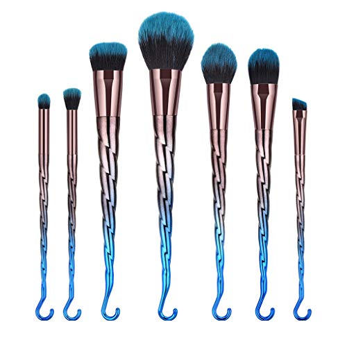 Professional 7-Piece Makeup Brush Set - Eyeshadow Blending & Cosmetic Brushes for Flawless Makeup Application | Perfect for Daily Makeup, Contouring, and Professional Use