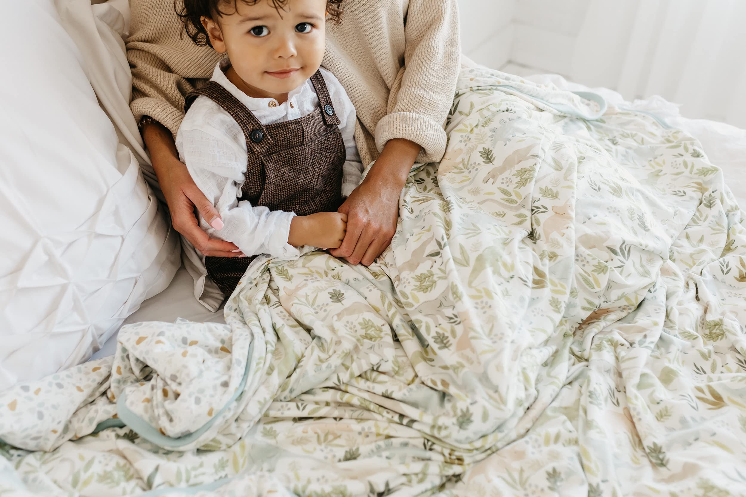 Premium Copper Pearl Jumbo 3-Layer Baby Blanket - Ultra Soft & Breathable Nursery Blanket for Boys & Girls | 46