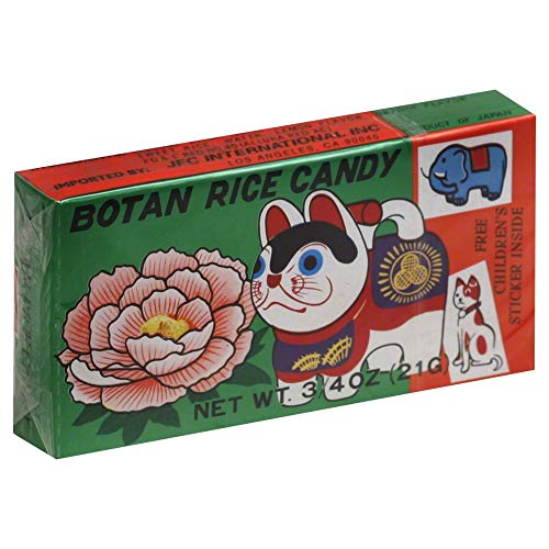 Botan Rice Candy - 80 Pack Japanese Chewy Candy - Perfect for Snacking, Party Favors & Asian Dessert Lovers