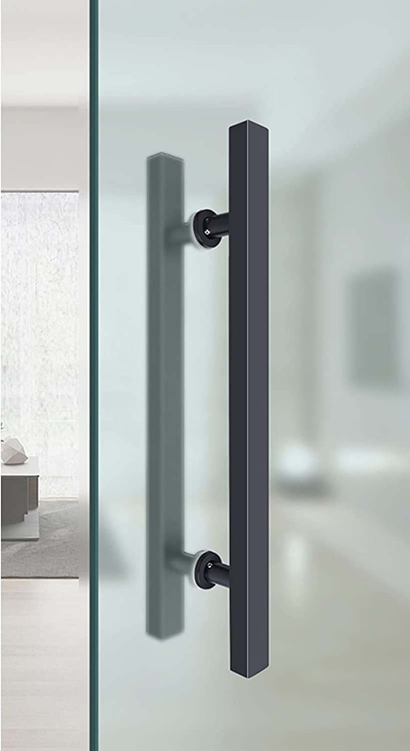 Stainless Steel Bathroom Glass Door Handle - Internal & External Replacement Shower Door Knob Grab Bar for Home & Commercial Use