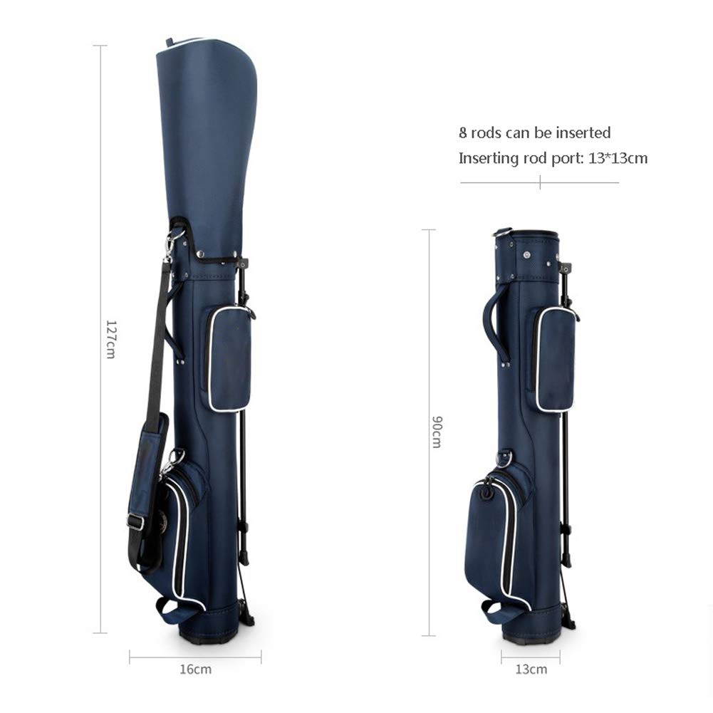 **Lightweight Waterproof Golf Stand Bag for Men - Large Capacity Portable Nylon Golf Carry Bag with Bracket & Gun Rack | Perfect for Golf Courses, Driving Ranges & Travel**