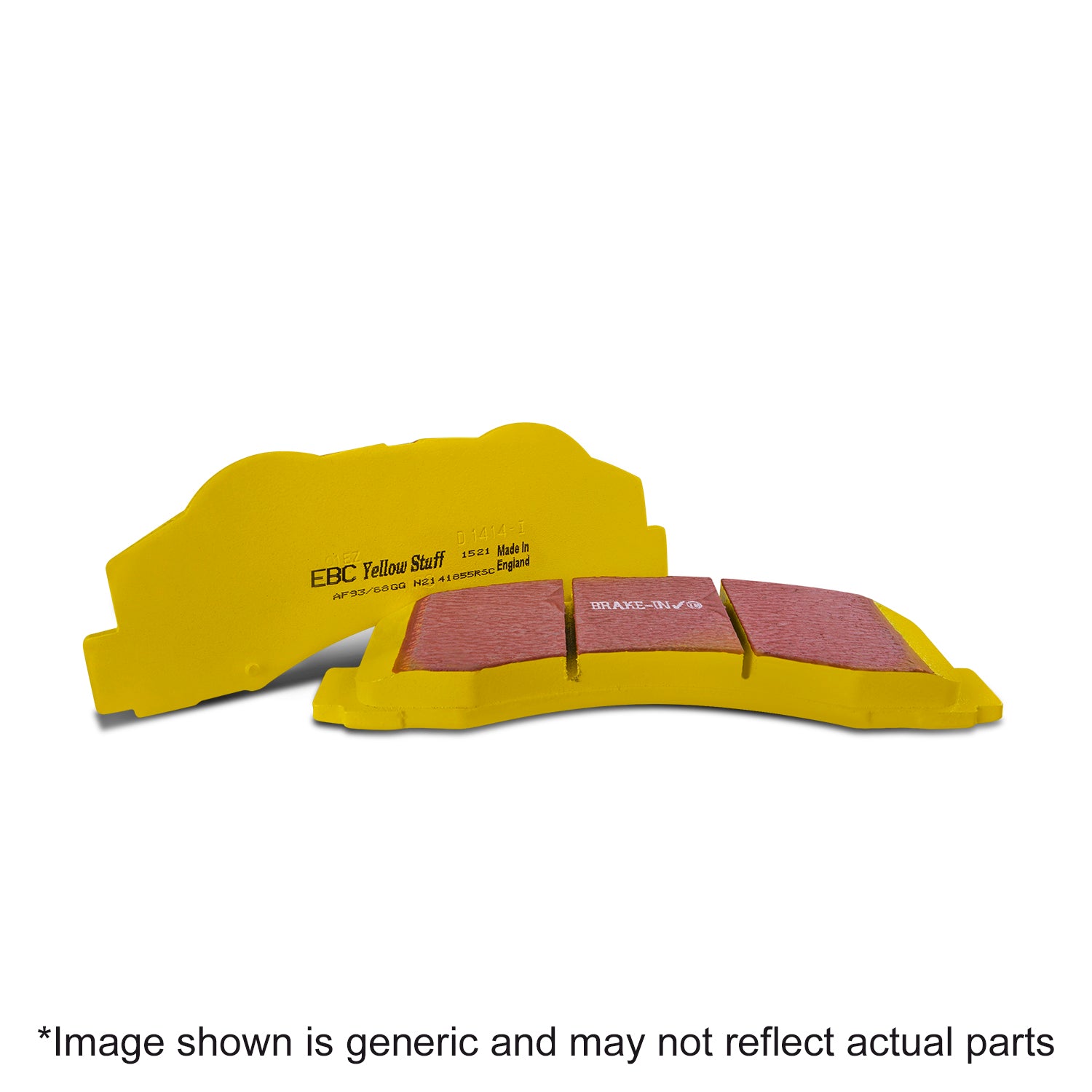 2022-2023 Ford Raptor High-Performance Front Yellowstuff Brake Pads - Perfect for Off-Roading & Heavy-Duty Towing