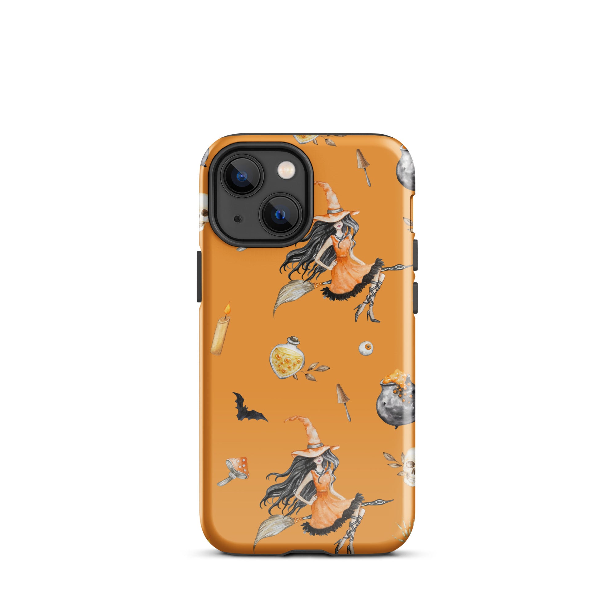 Premium Witch's Broomstick iPhone Case - Durable Protective Cover for iPhone 13/14/15 Pro Max - Perfect for Halloween, Cosplay & Witch-Themed Parties