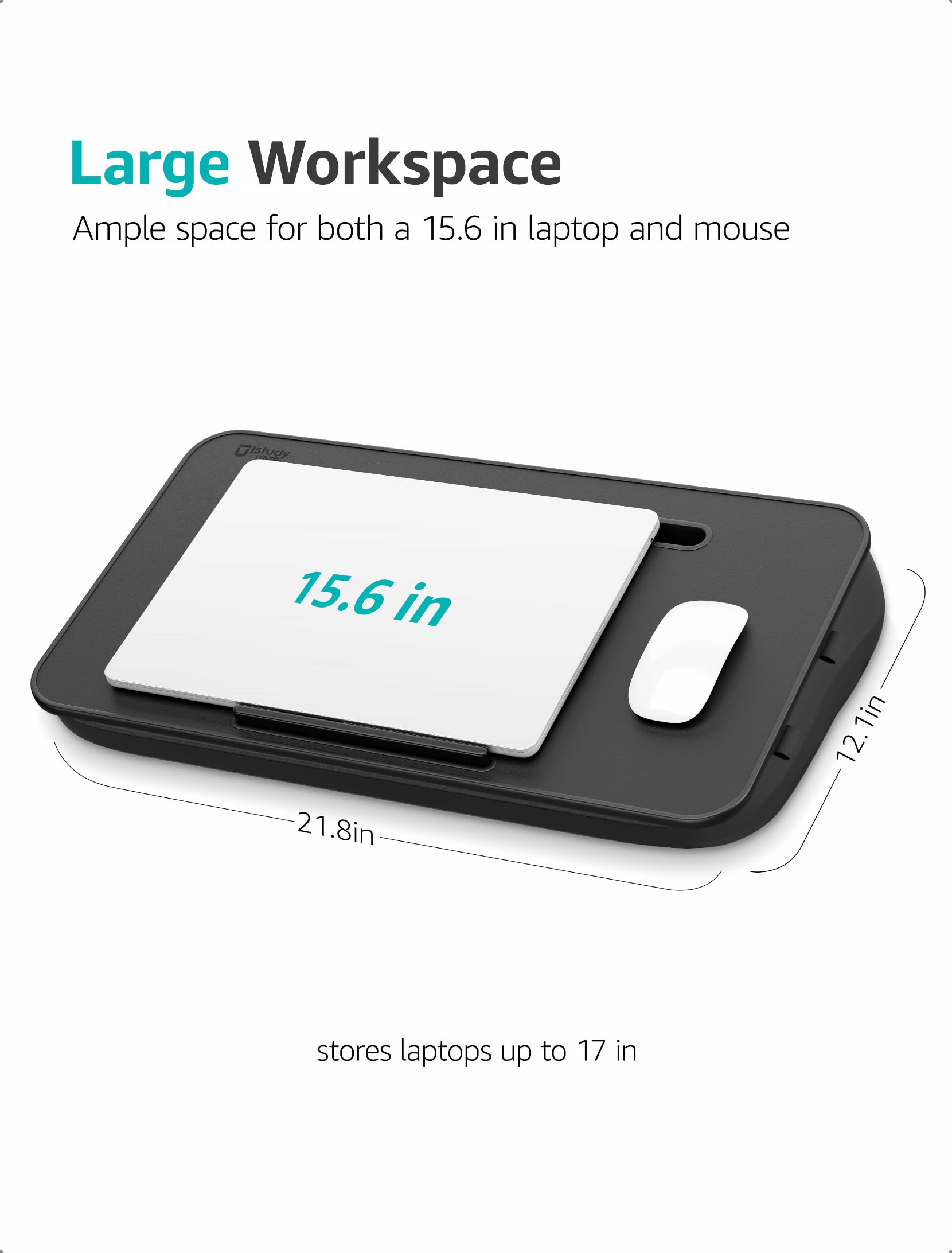Ergonomic Lap Desk for Laptop - Portable 17