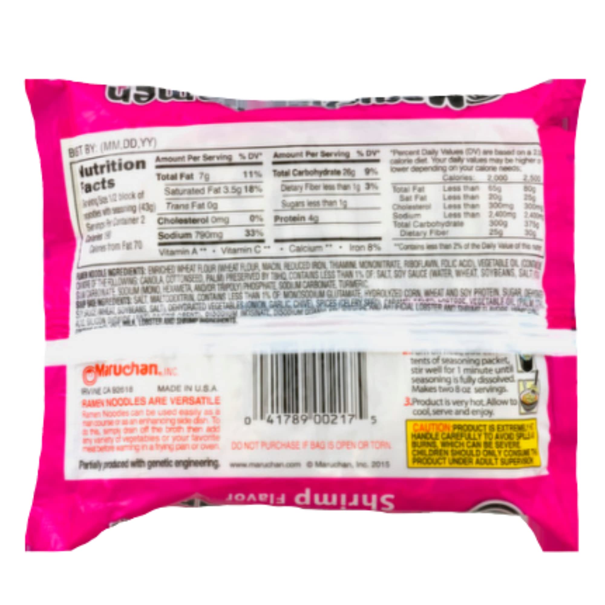 Ja’Cor Instant Ramen Noodles Soup - Shrimp Flavor (3 oz, 12 Pack) | Quick Lunch, Snack & On-the-Go Meal | Includes Free Reusable Chopsticks | Perfect for Office, Dorm & Travel