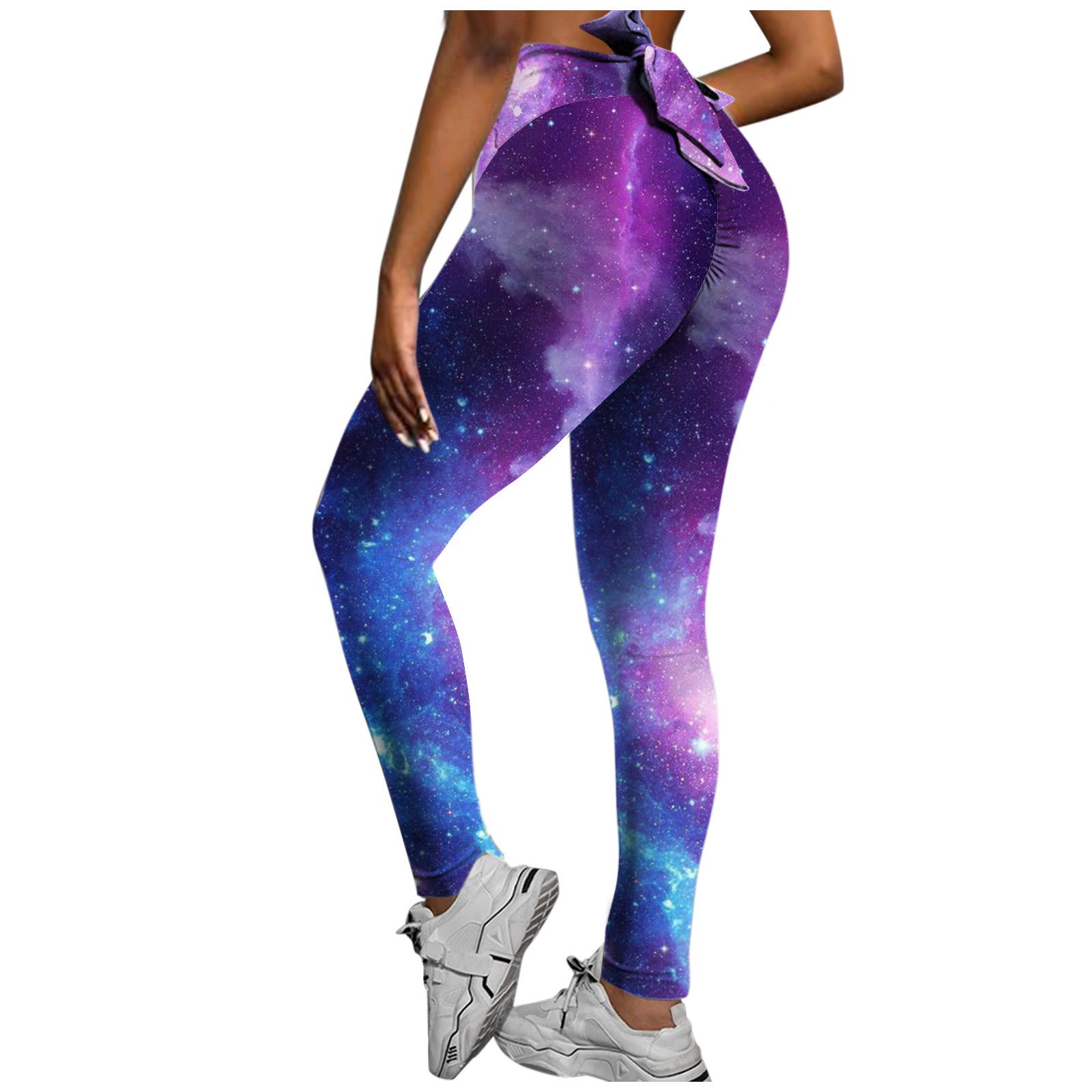 High Waist Yoga Pants for Women - Butt Lifting Workout Leggings with Stretchy Comfort & Flattering Print - Perfect for Gym, Running, Pilates & Lounge Wear