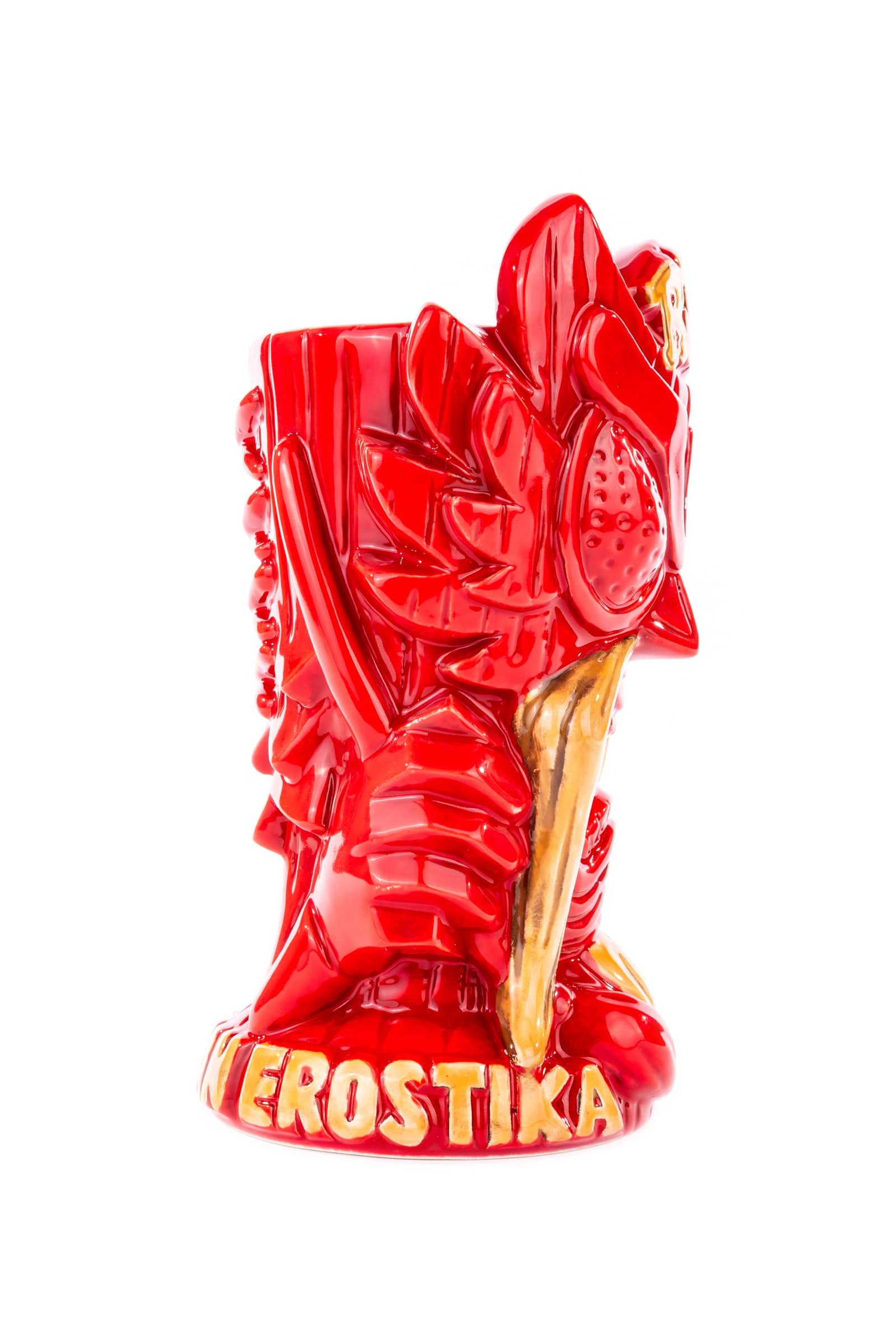 God Bird Man Tiki Mug - Handcrafted Ceramic Tropical Cocktail Cup for Exotic Drinks | Perfect for Luau Parties, Beach Bars & Tiki-Themed Decor