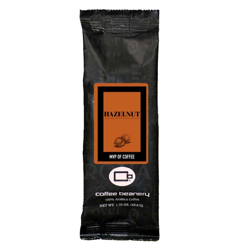 Hazelnut Flavored Coffee Sampler - Light-Medium Roast, 1.75oz Try Me Size | Coffee Beanery | Perfect for Office, Home Brewing & Gifts