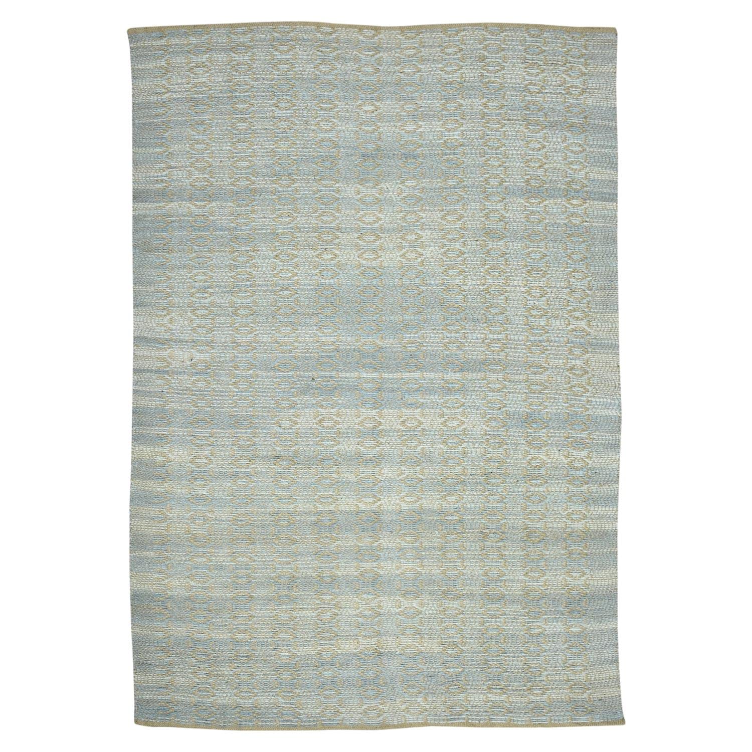 AMER Zola 5 Handmade Wool Rugs 2' x 3' Sky Blue - Soft Bohemian Area Rug for Living Room, Bedroom & Nursery Decor