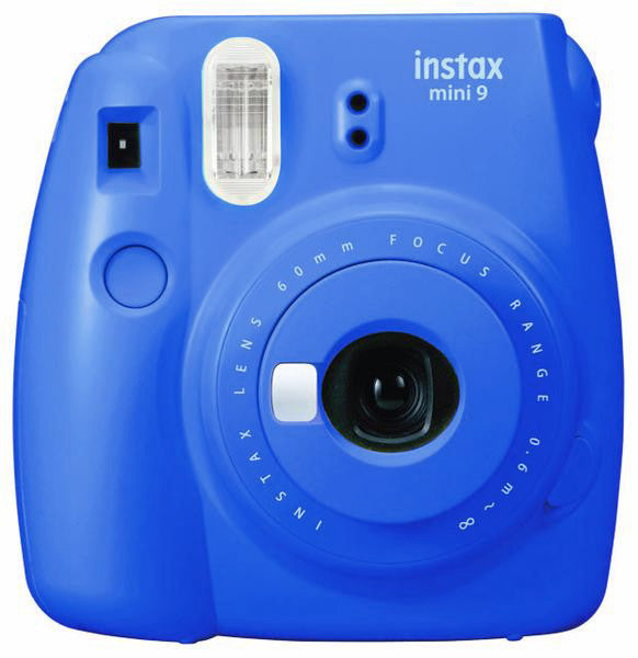 Fujifilm INSTAX Mini 9 Instant Camera - Cobalt Blue | Portable Polaroid Camera for Travel, Parties & Selfies | Includes Film & Accessories | Perfect Gift for Teens & Adults