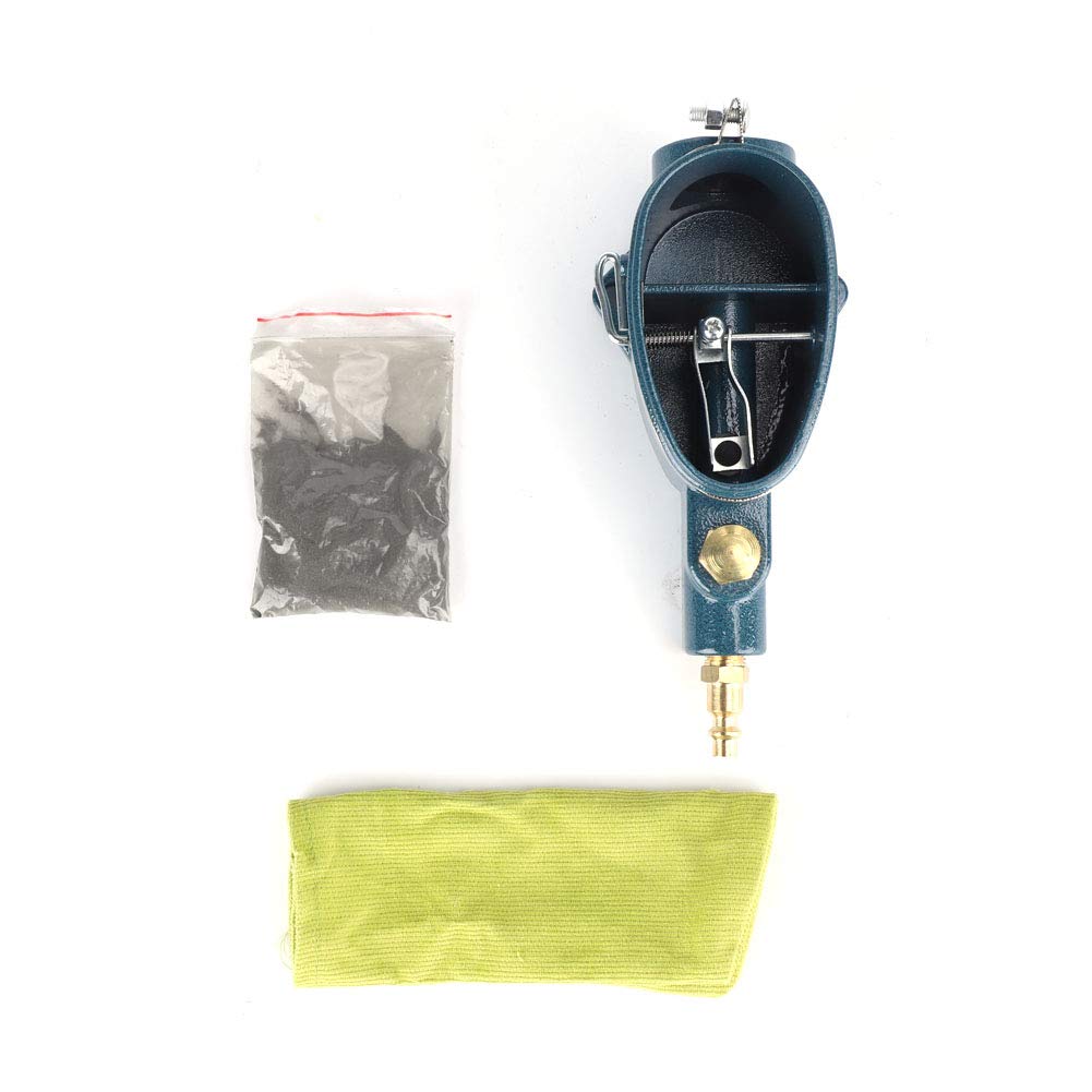 Pneumatic Air Spark Plug Cleaner & Sand Blaster Tool Kit with Abrasive Media - Ideal for Automotive Repair, Engine Maintenance & Metal Surface Cleaning