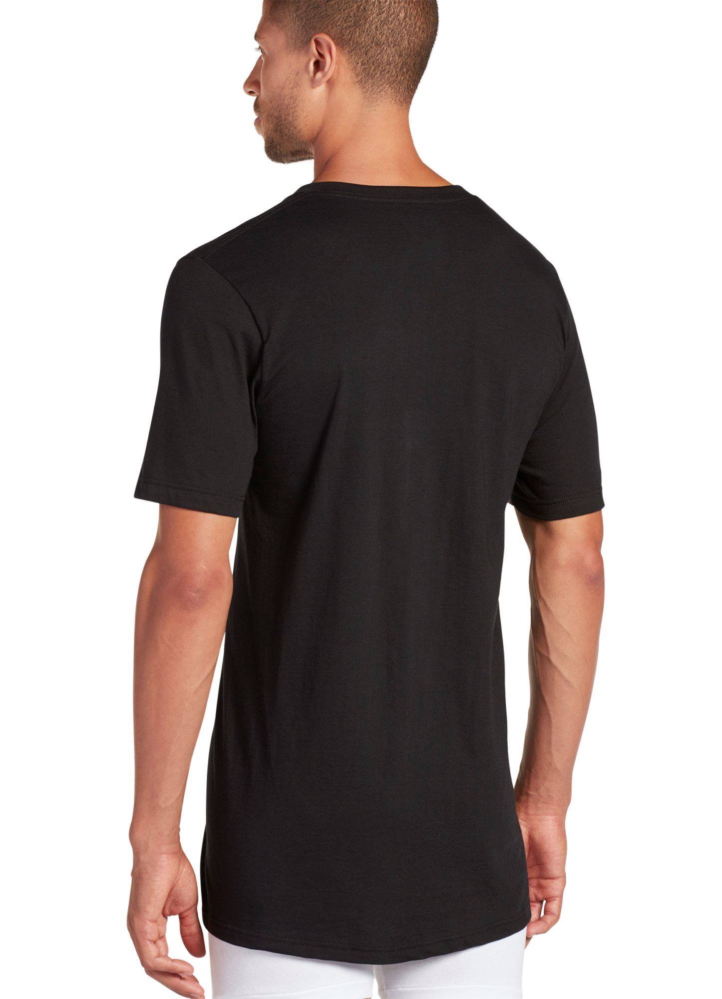 Jockey Men's Big & Tall Classic V-Neck Undershirt - 12 Pack White Cotton Crewneck T-Shirts for Work & Casual Wear