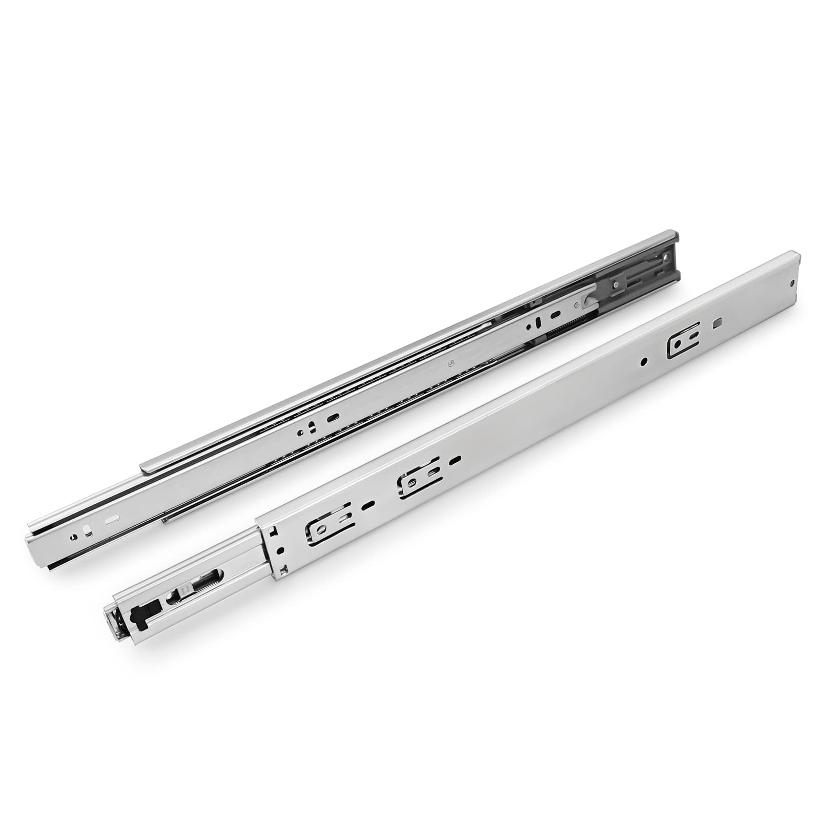 Gobrico 6-Pairs (12pcs) 22-Inch Full Extension Soft Close Ball Bearing Drawer Slides - Heavy Duty Side/Rear Mount Kitchen Cabinet Drawer Runners with Brackets | Perfect for Kitchen Cabinets, Office Furniture, and DIY Storage Solutions