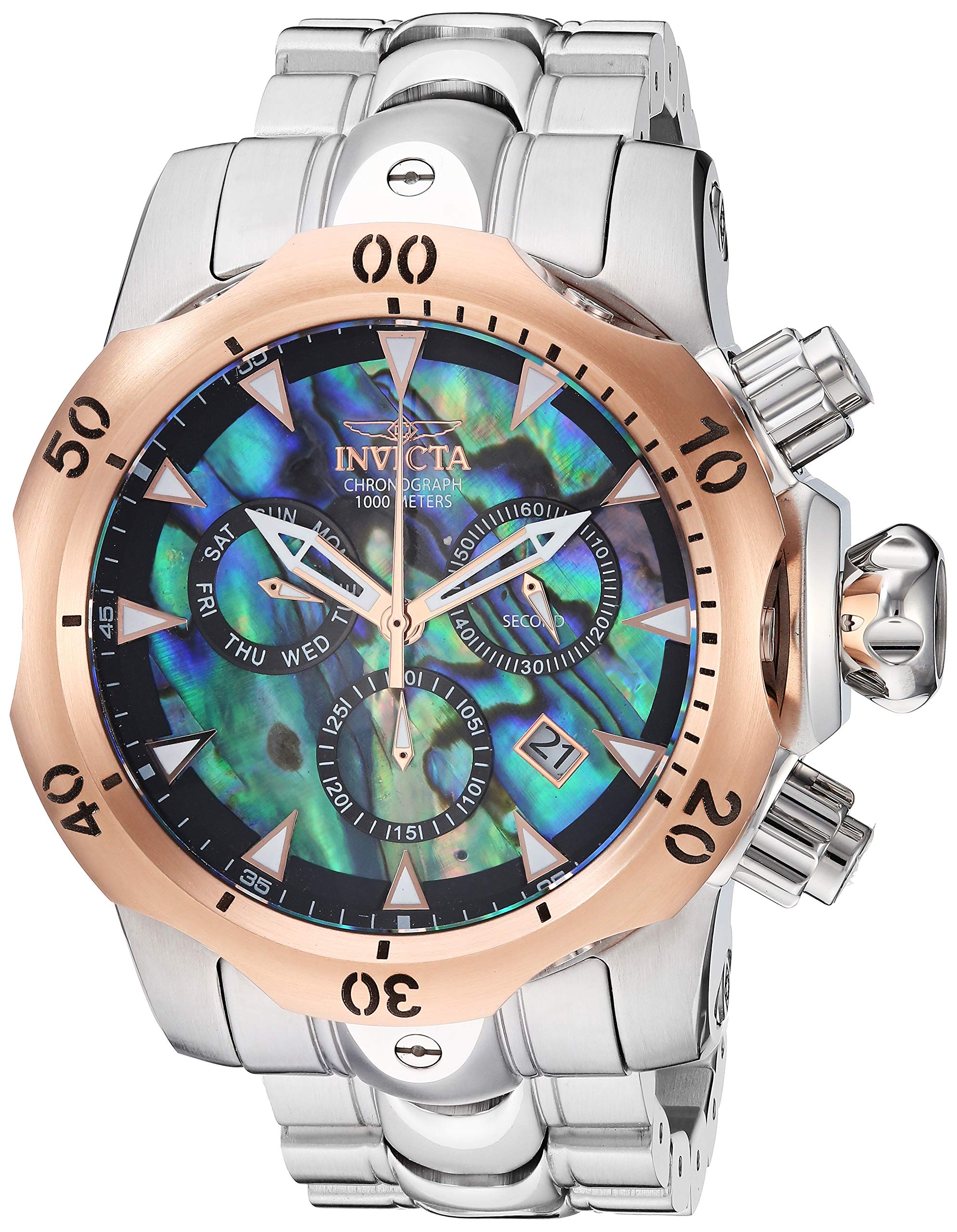 Invicta Men's Venom Silver Quartz Watch 29647 - Stylish & Durable Timepiece for Business, Casual & Outdoor Activities