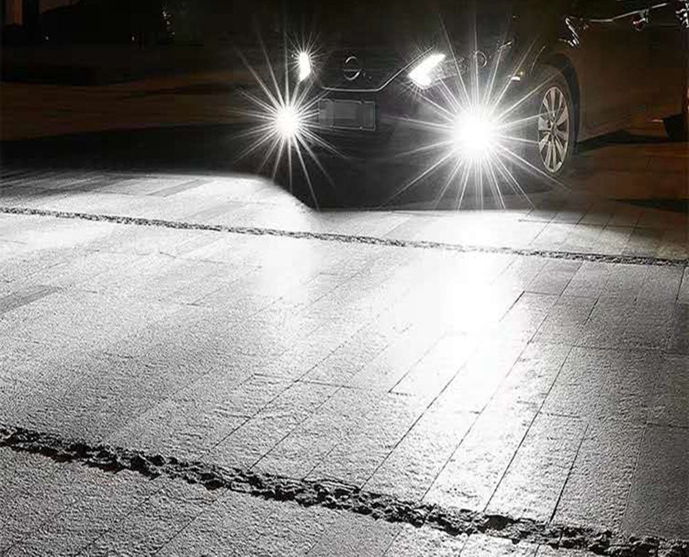 1 Inch White/Yellow Dual Color 20W Mini LED Projector Lens Driving Fog Light Kit - High Visibility for Off-Road, Truck & SUV in Rainy/Foggy Conditions