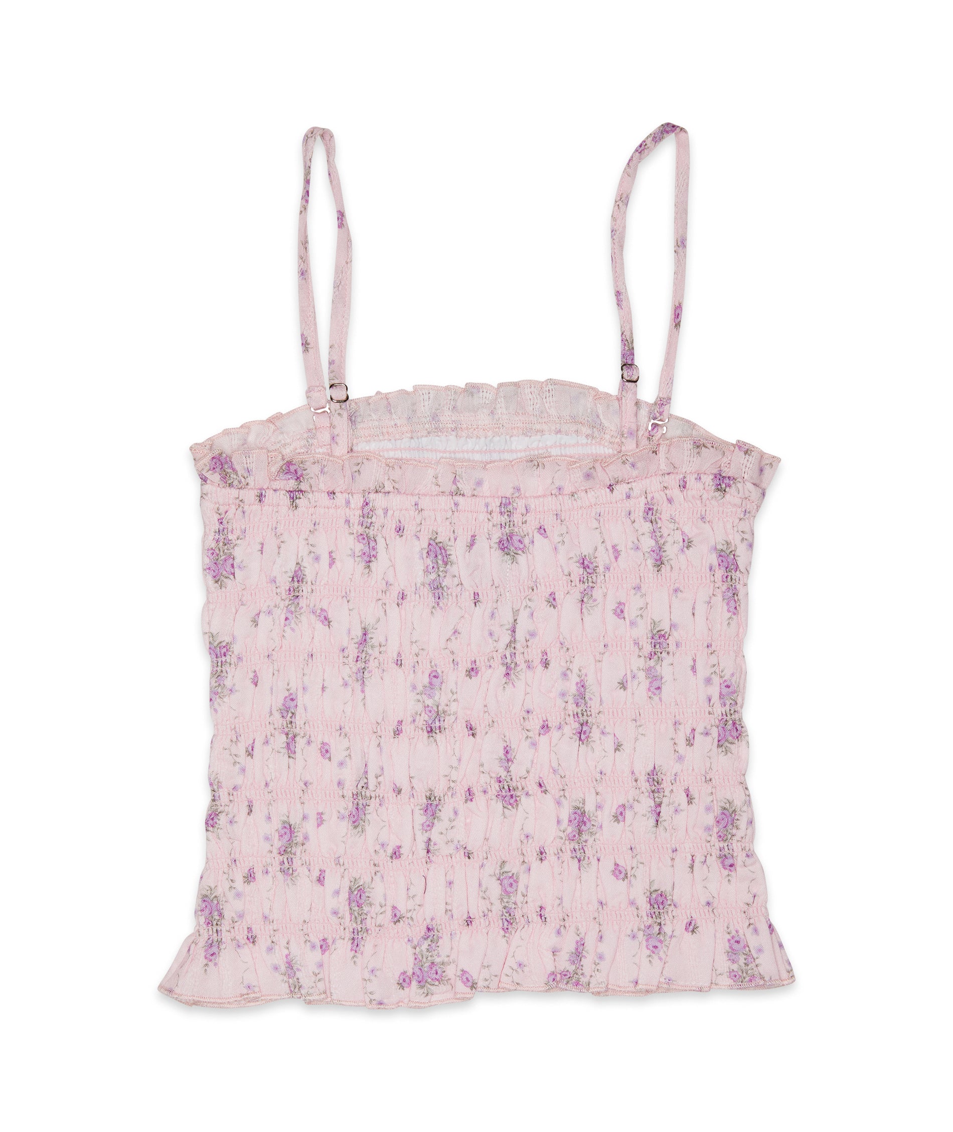 Katie J NYC Girls Violet Stripe Floral Alma Top - Cute Summer Blouse for Toddler Girls, Perfect for Playdates, Parties & Family Photos