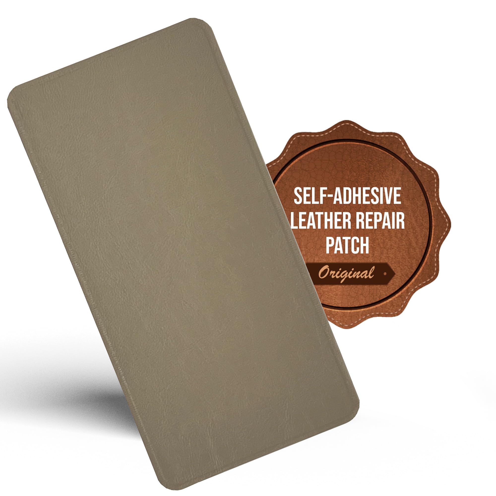 Brown MastaPlasta Self-Adhesive Suede Repair Patches - Leather & Fabric Fix Kit for Shoes, Furniture & Bags - Perfect for DIY Home Repairs